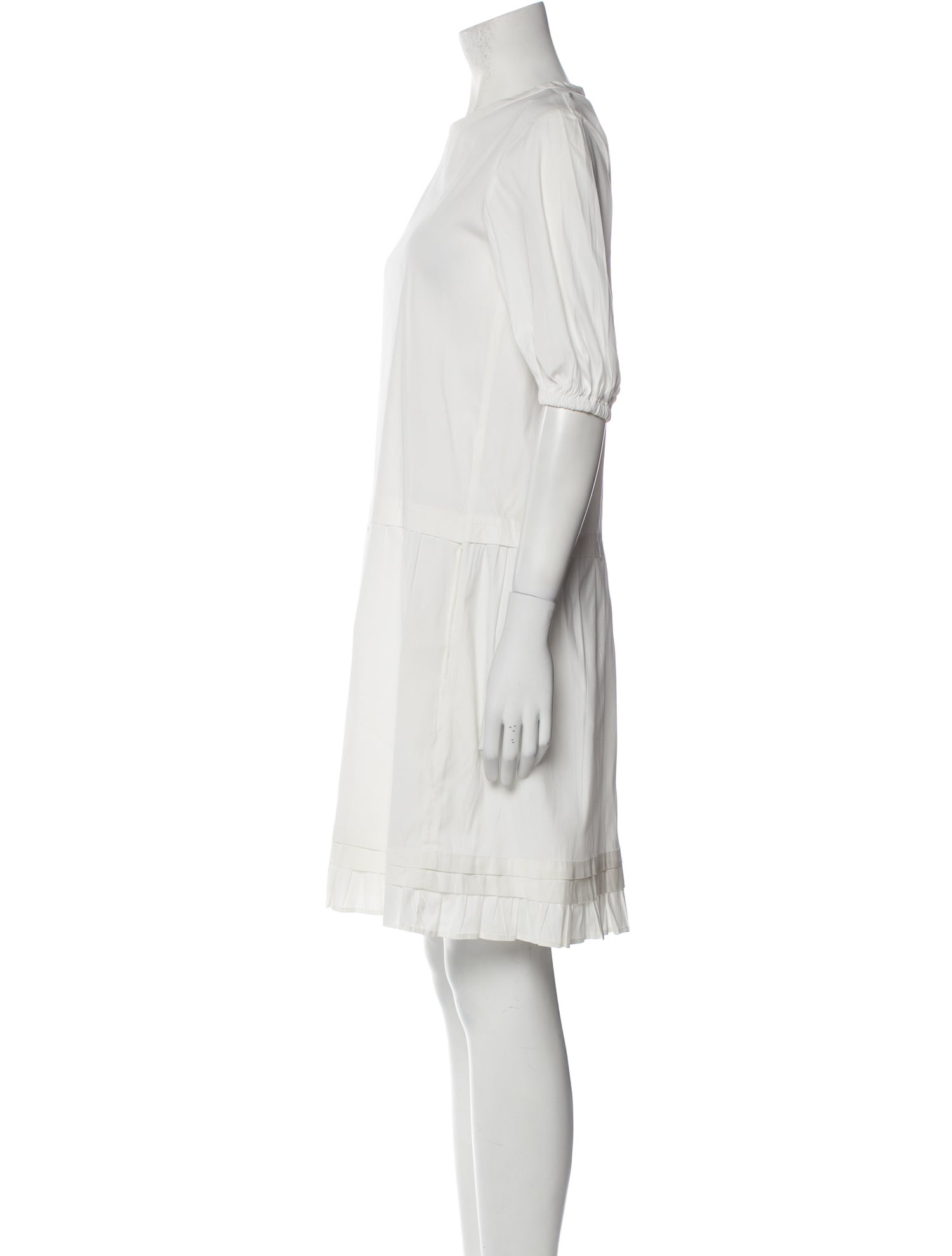 'S Max Mara Bateau Neckline Knee-Length Dress
