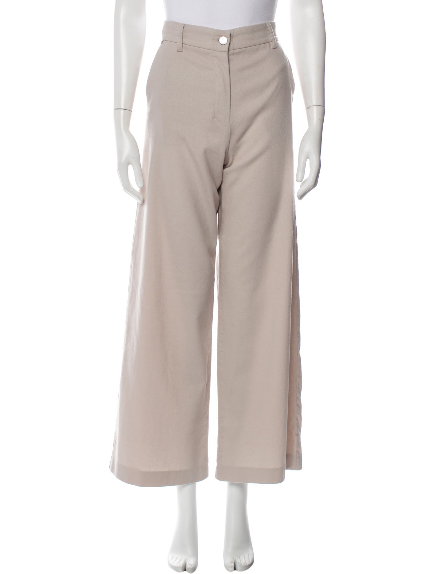 'S Max Mara Virgin Wool Wide Leg Pants
