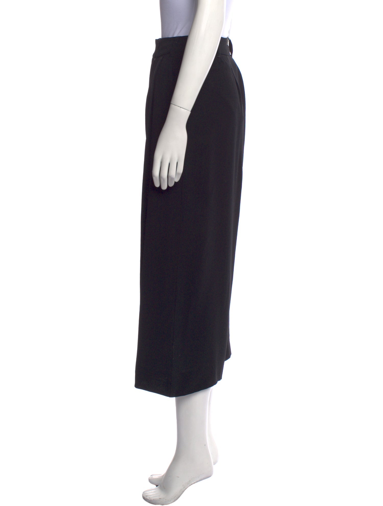 'S Max Mara Virgin Wool Wide Leg Pants