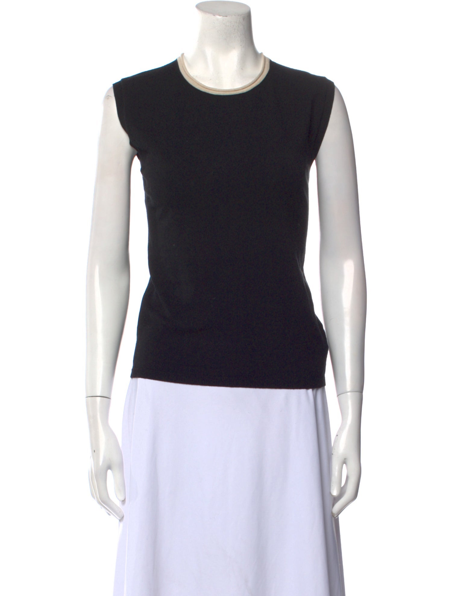 'S Max Mara Crew Neck Sleeveless Top