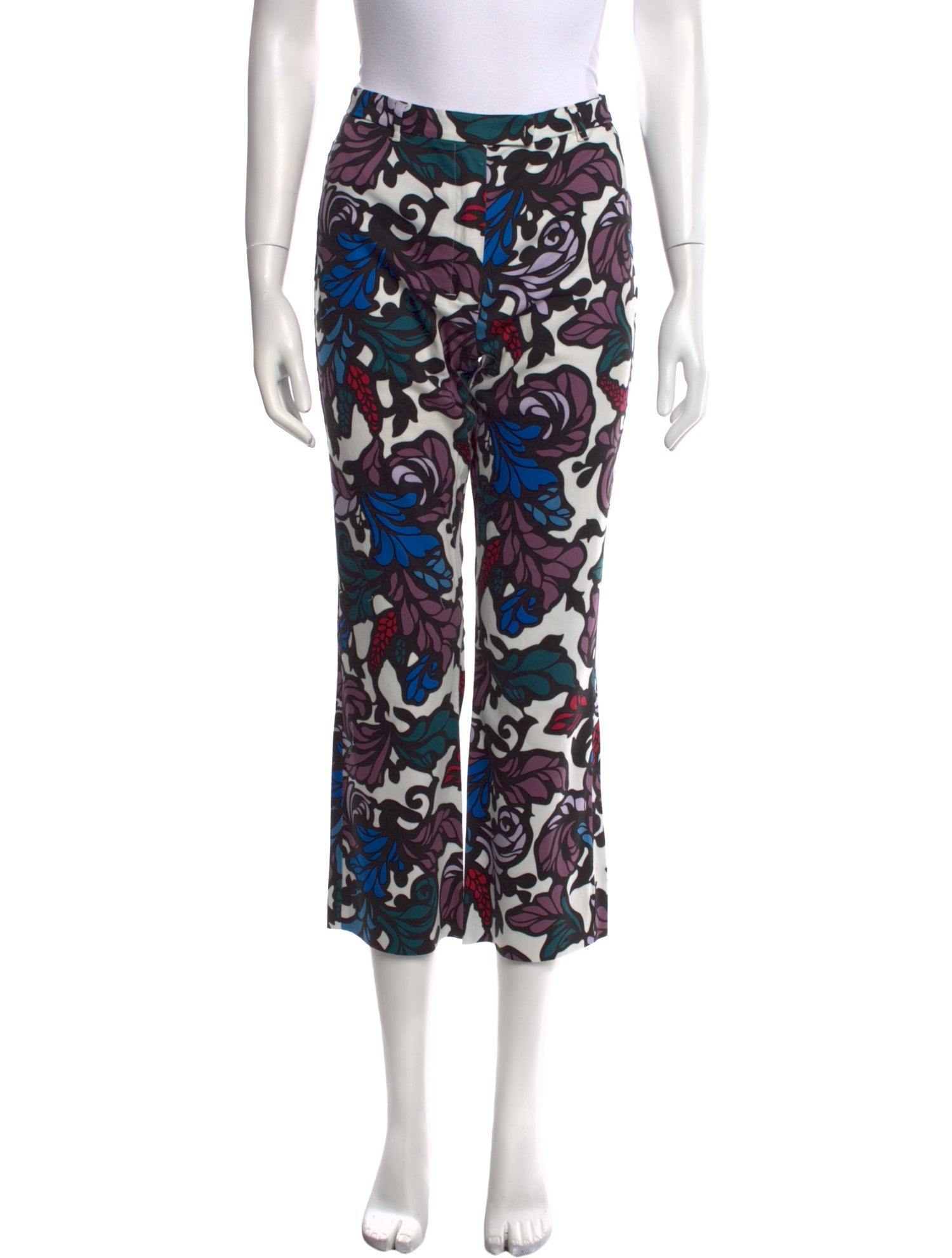 'S Max Mara Printed Straight Leg Pants