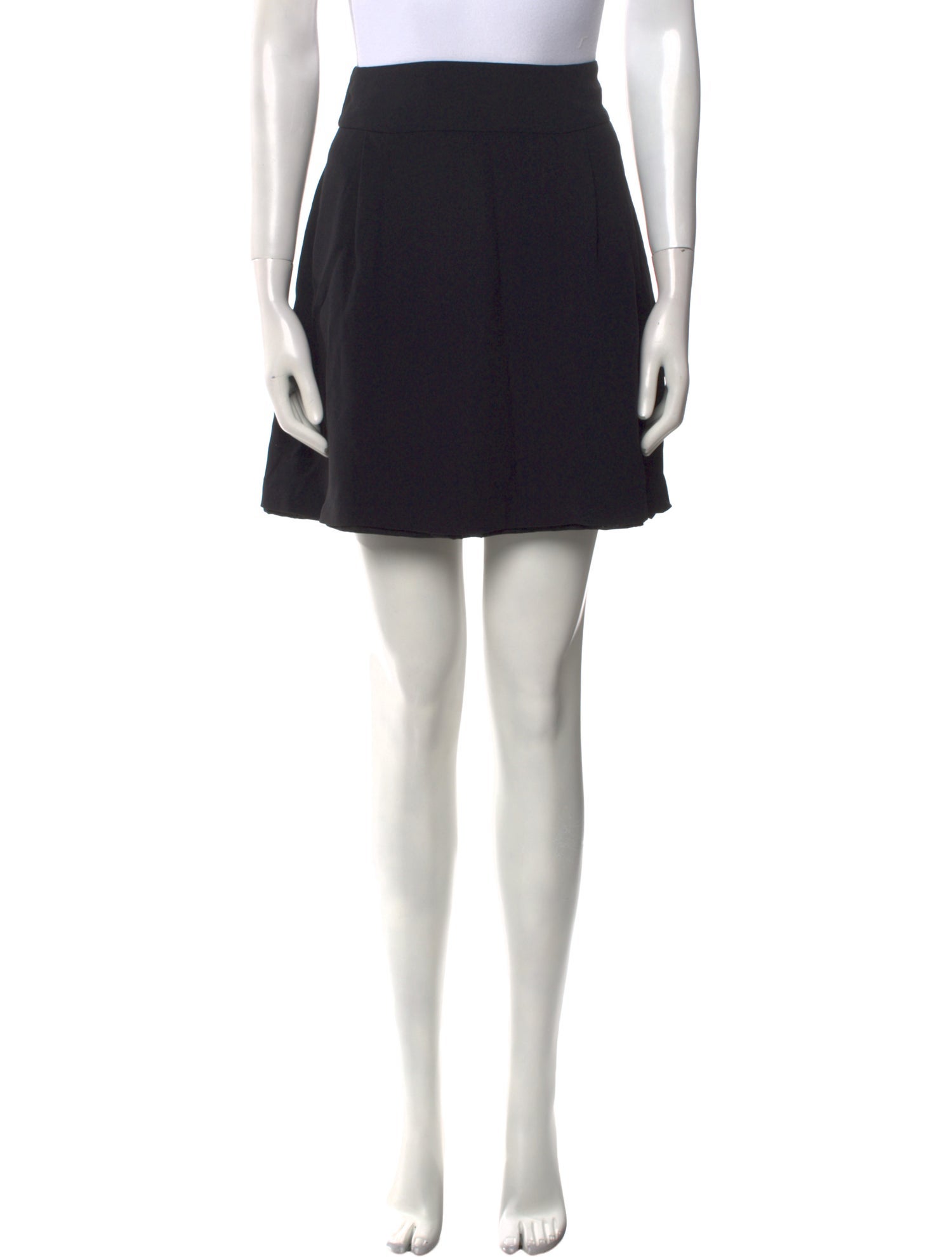 'S Max Mara Pleated Accents Mini Skirt