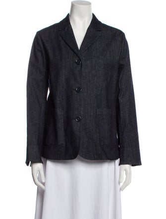 'S Max Mara Plaid Print Blazer