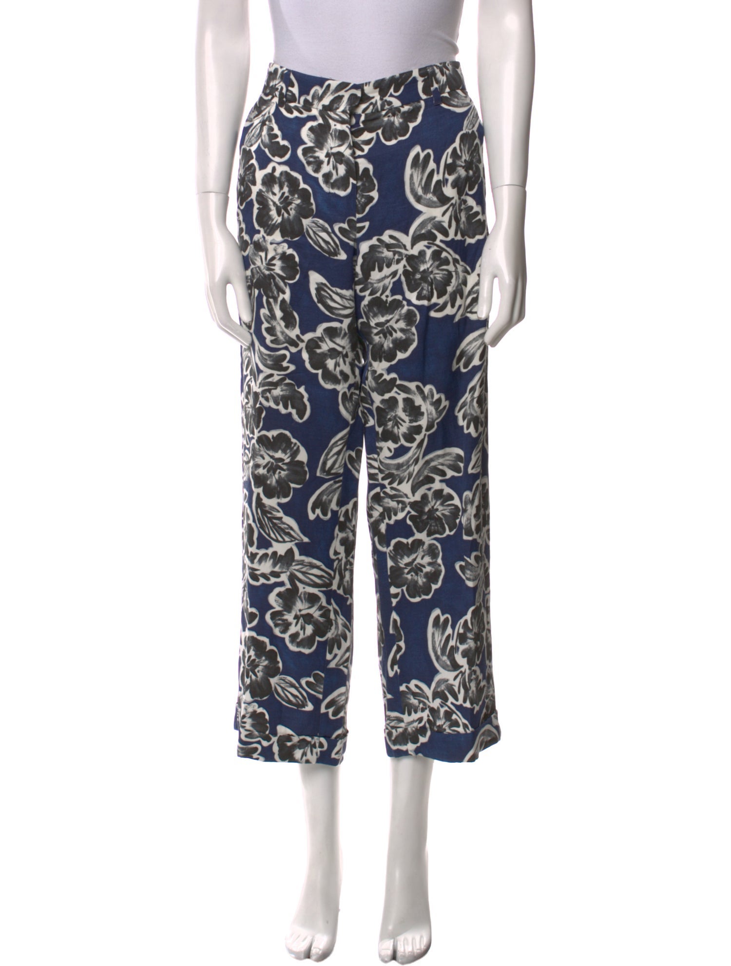'S Max Mara Printed Wide Leg Pants