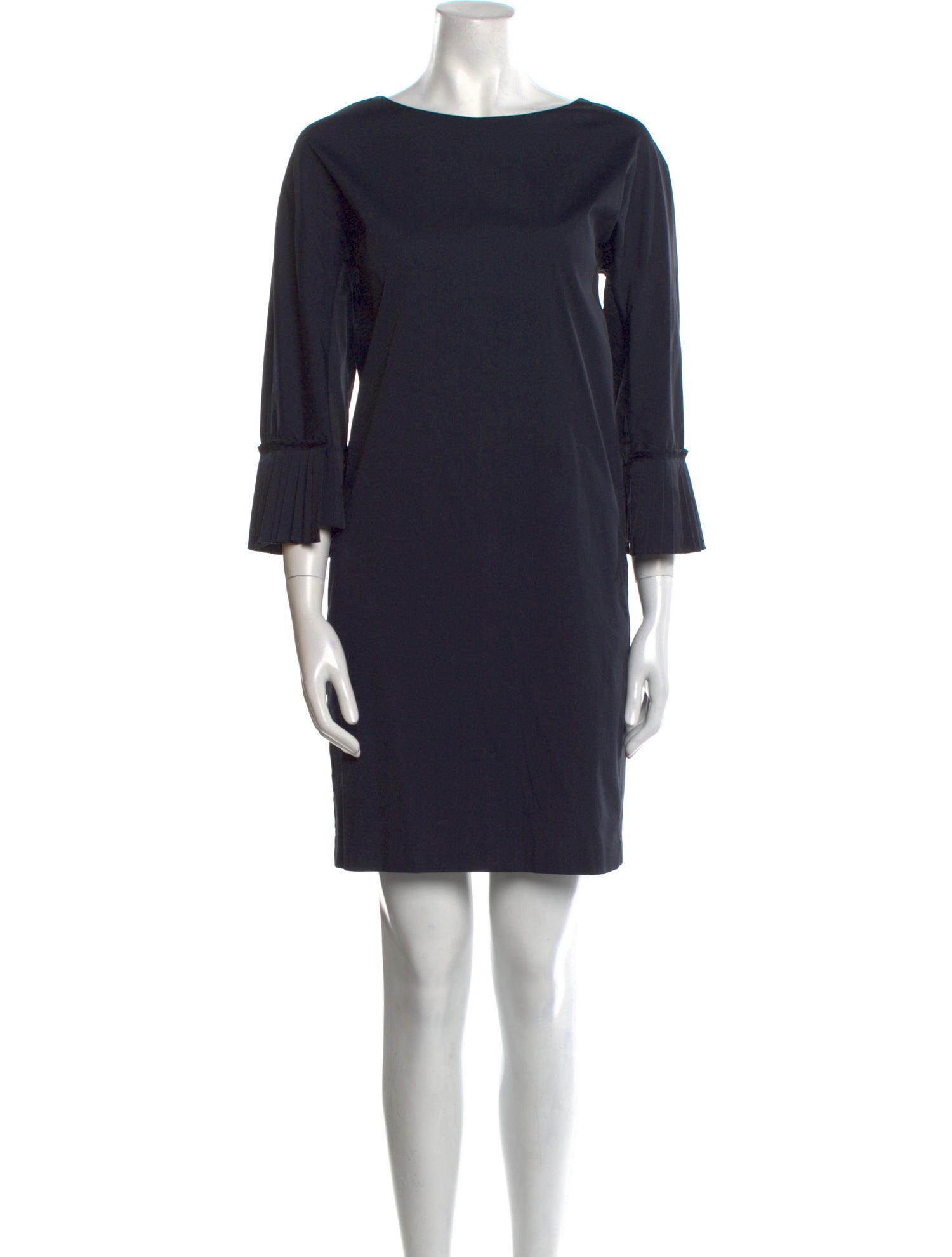 'S Max Mara Bateau Neckline Mini Dress
