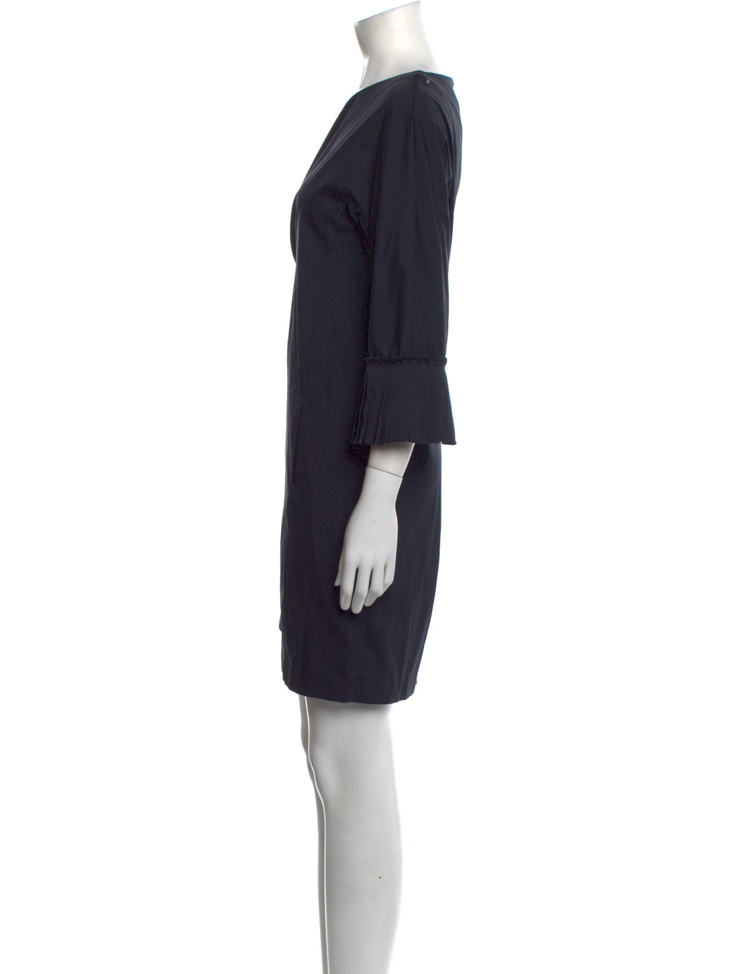 'S Max Mara Bateau Neckline Mini Dress