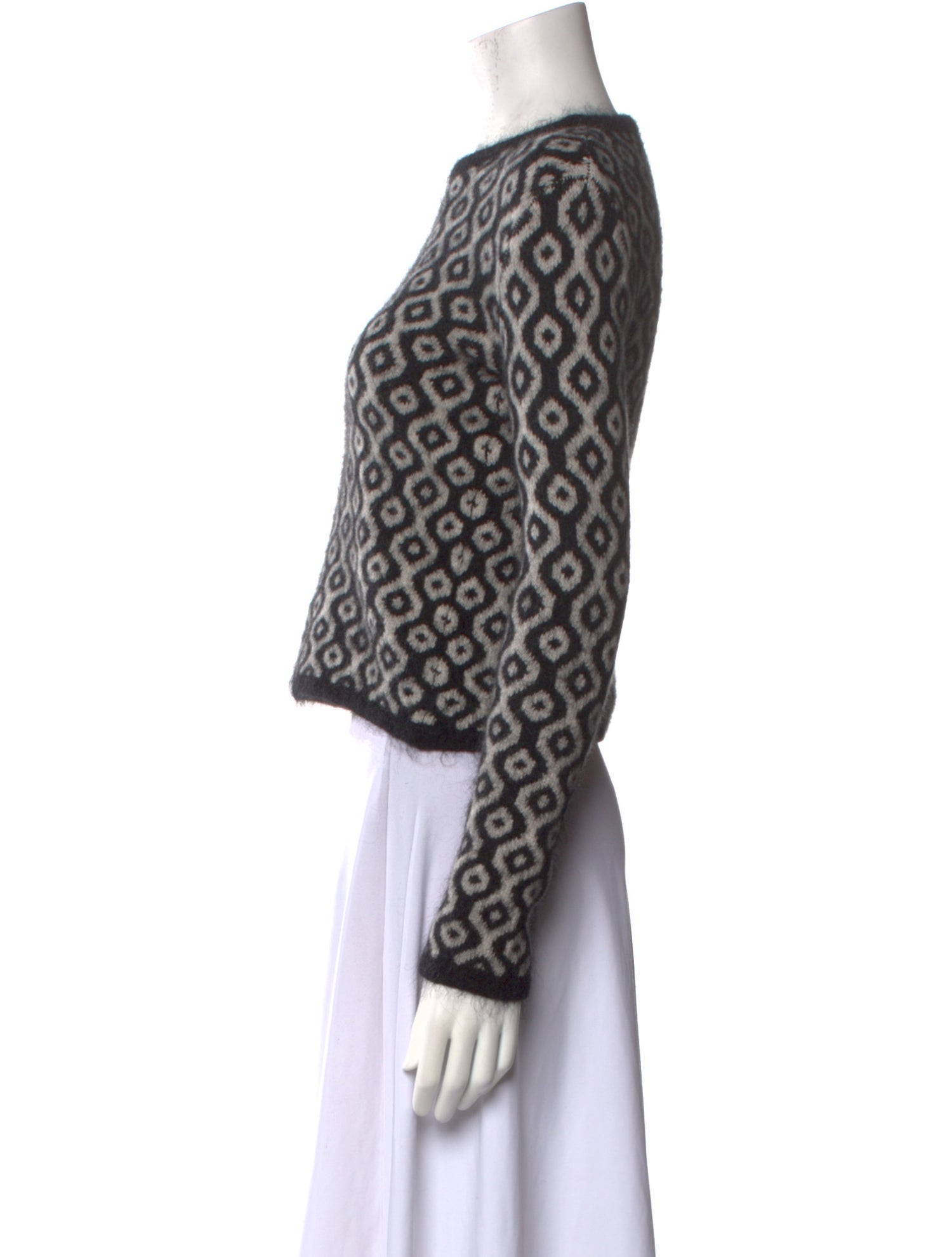 'S Max Mara Wool Printed Sweater