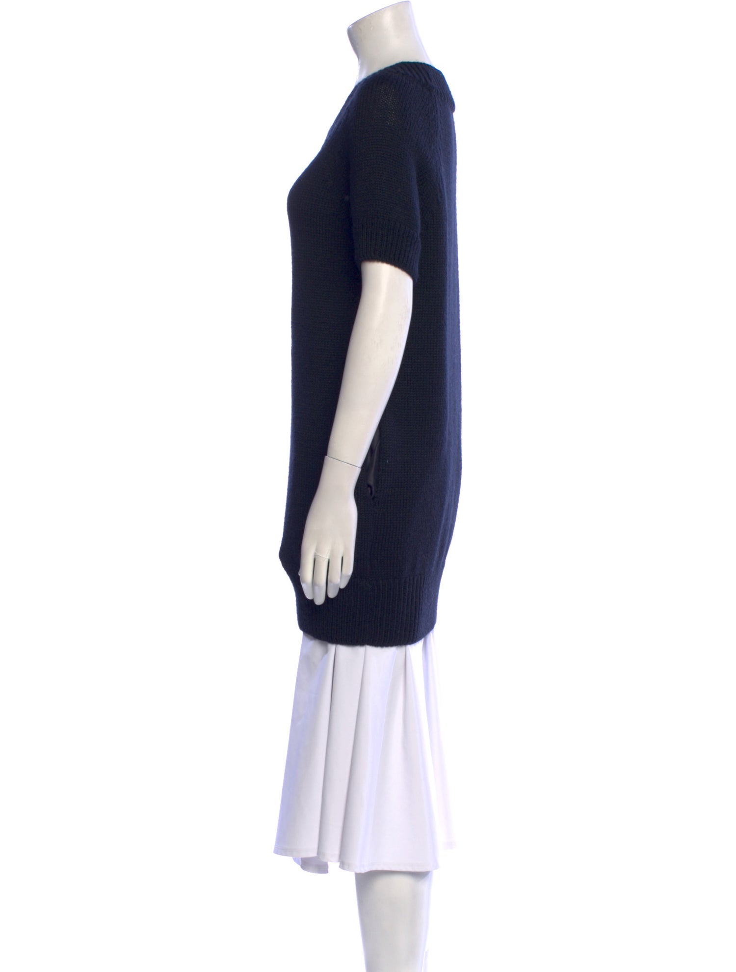 'S Max Mara Virgin Wool Scoop Neck Sweater