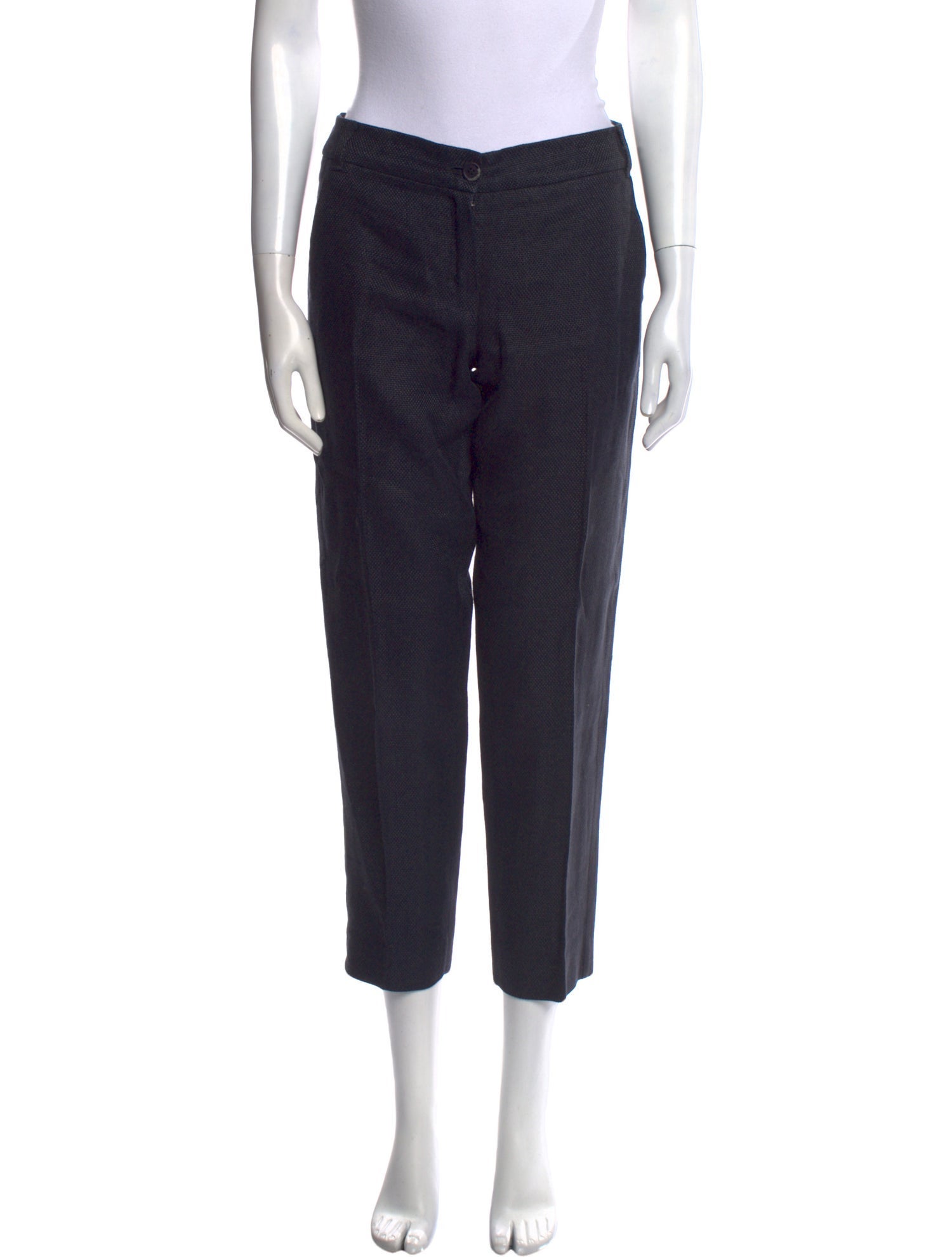 'S Max Mara Linen Straight Leg Pants