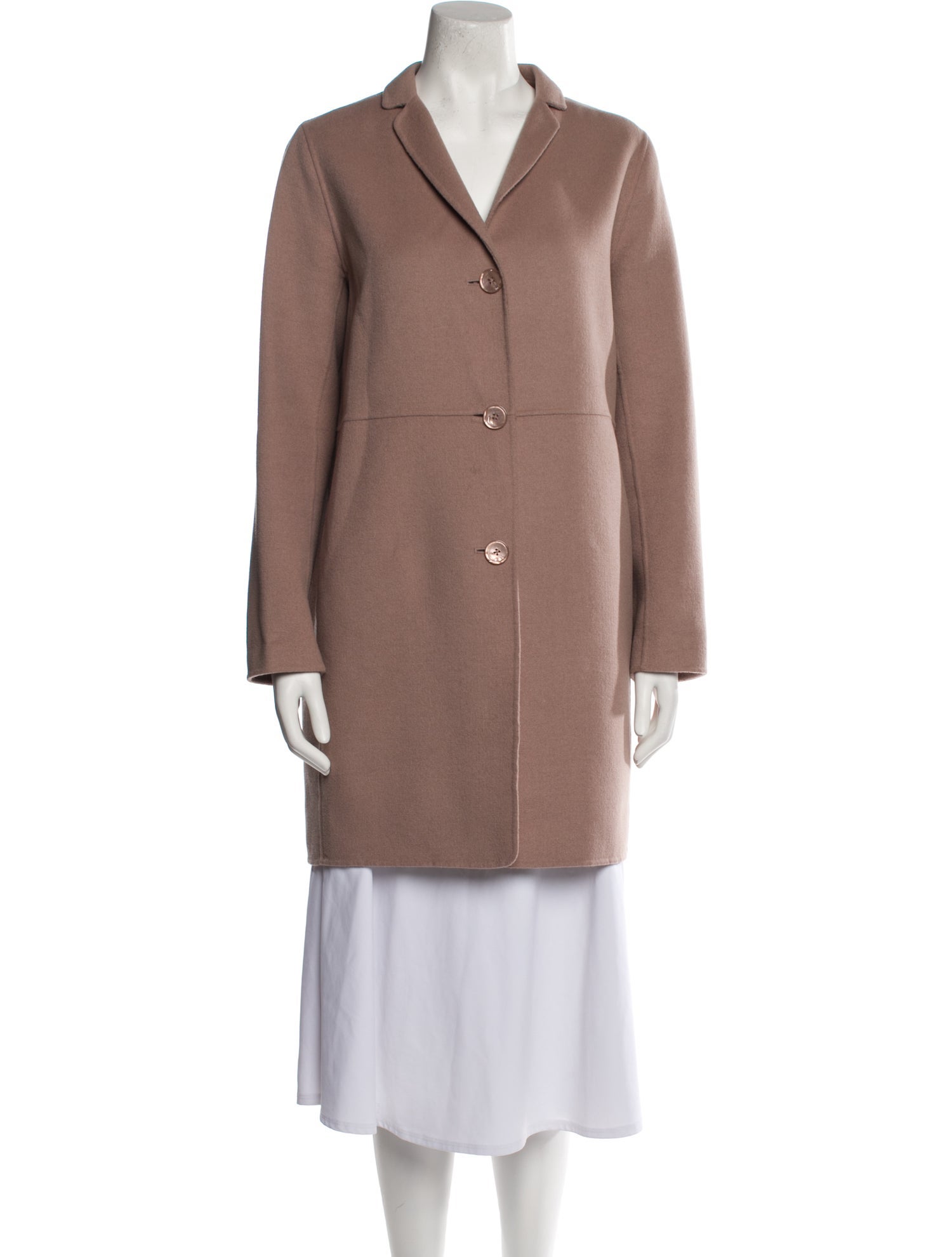 'S Max Mara Virgin Wool Fur Coat