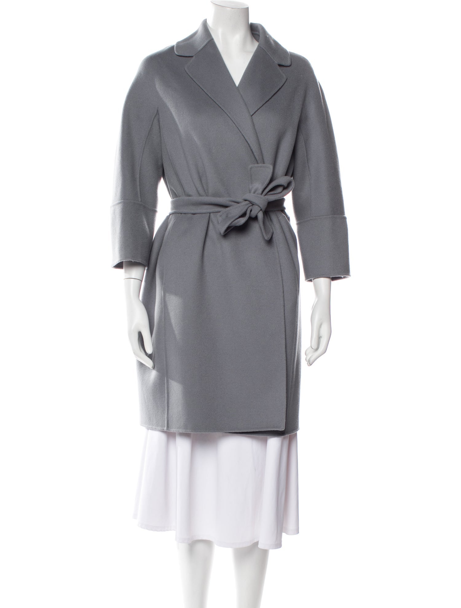 'S Max Mara Virgin Wool Trench Coat