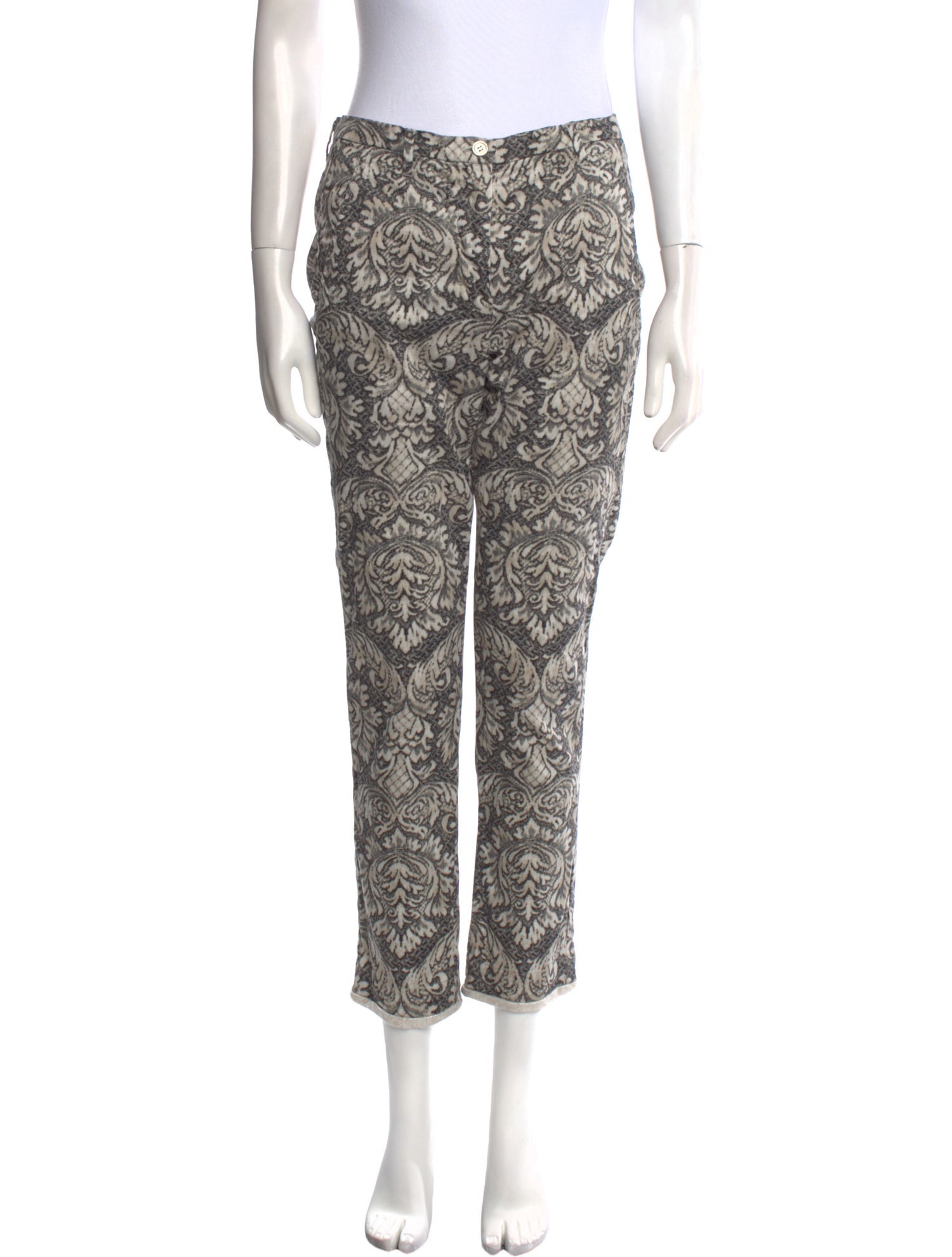 'S Max Mara Printed Straight Leg Pants