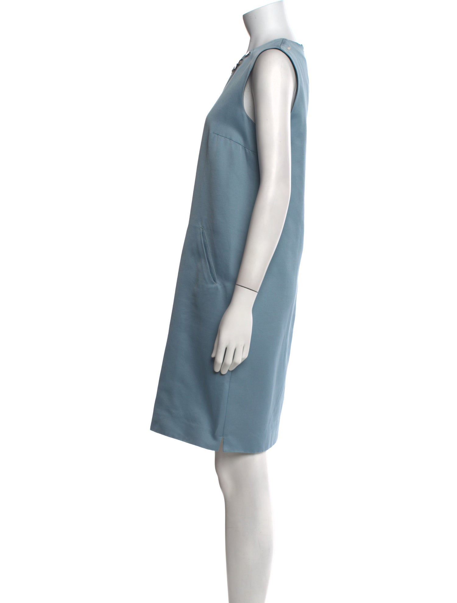 'S Max Mara Crew Neck Knee-Length Dress
