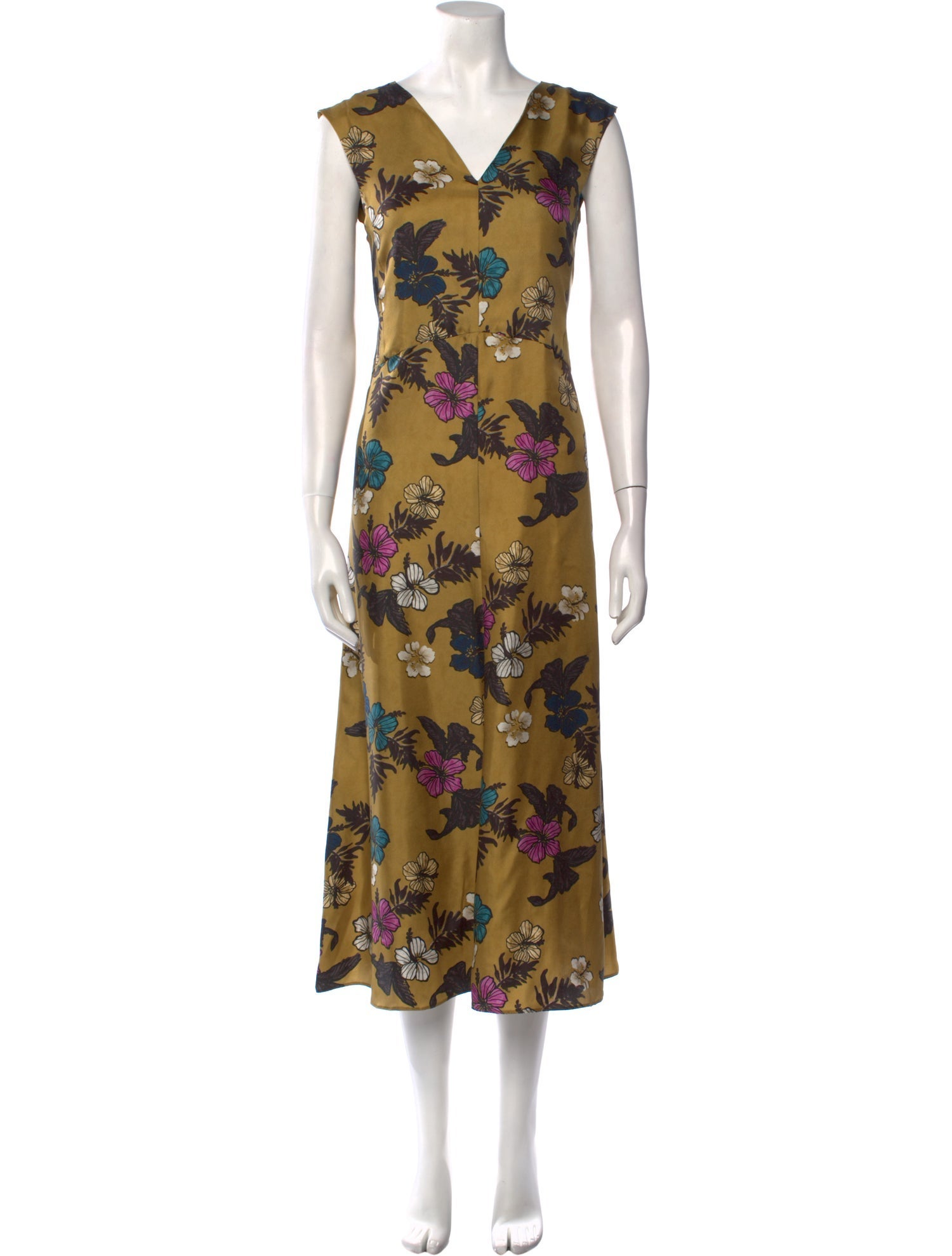 'S Max Mara Silk Long Dress