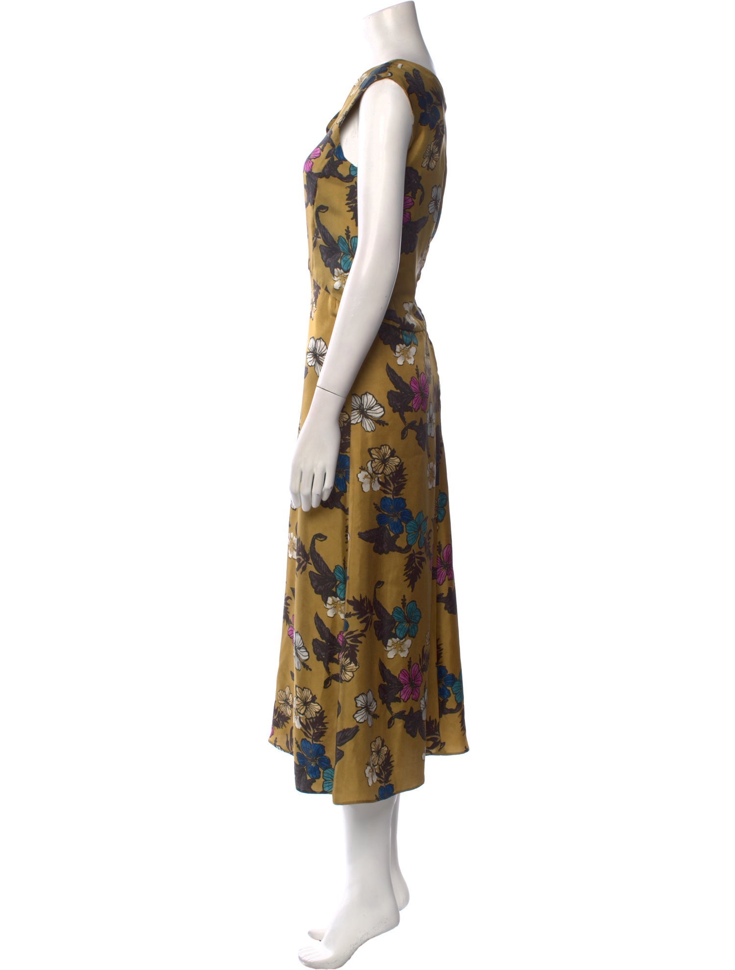 'S Max Mara Silk Long Dress