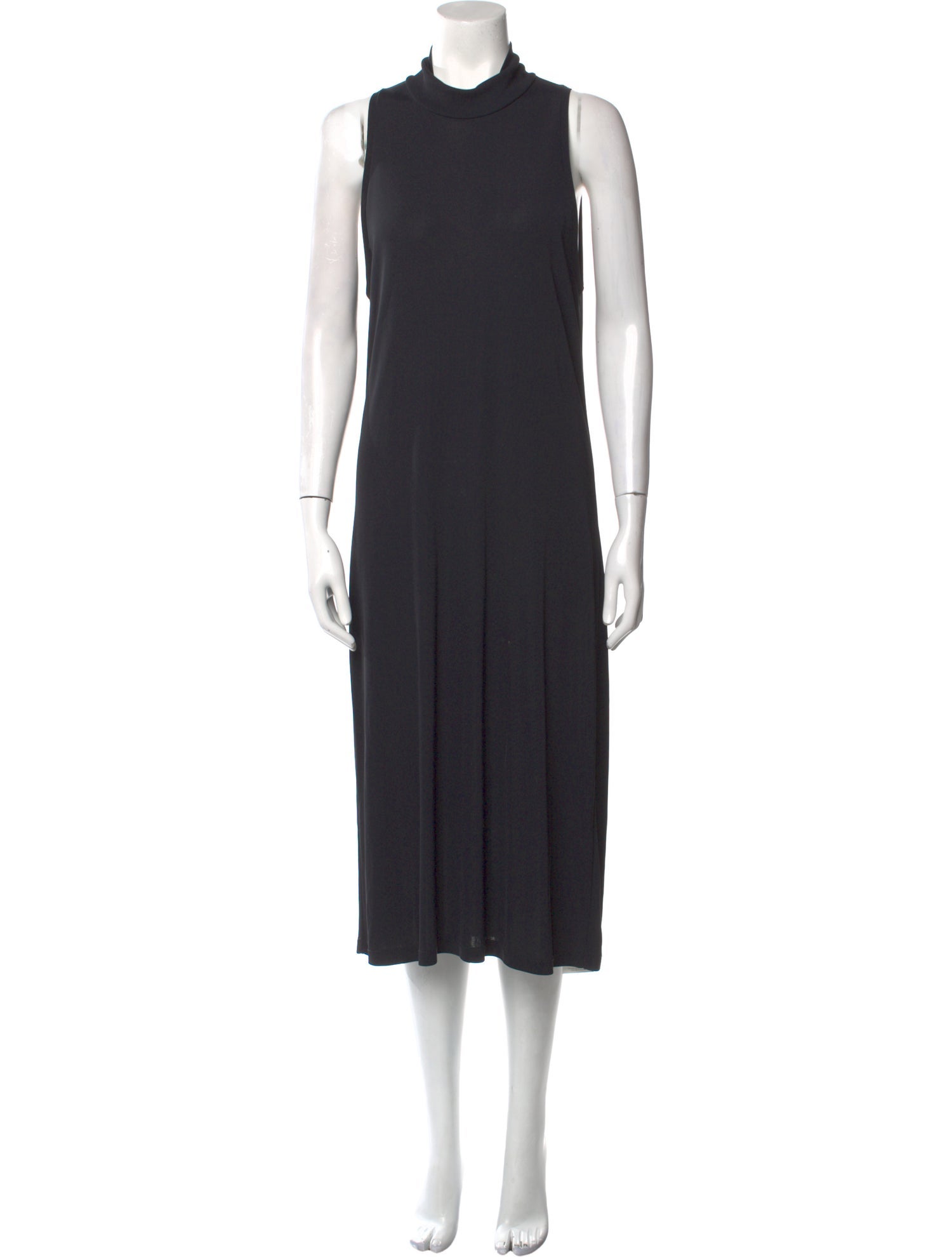 'S Max Mara Turtleneck Midi Length Dress