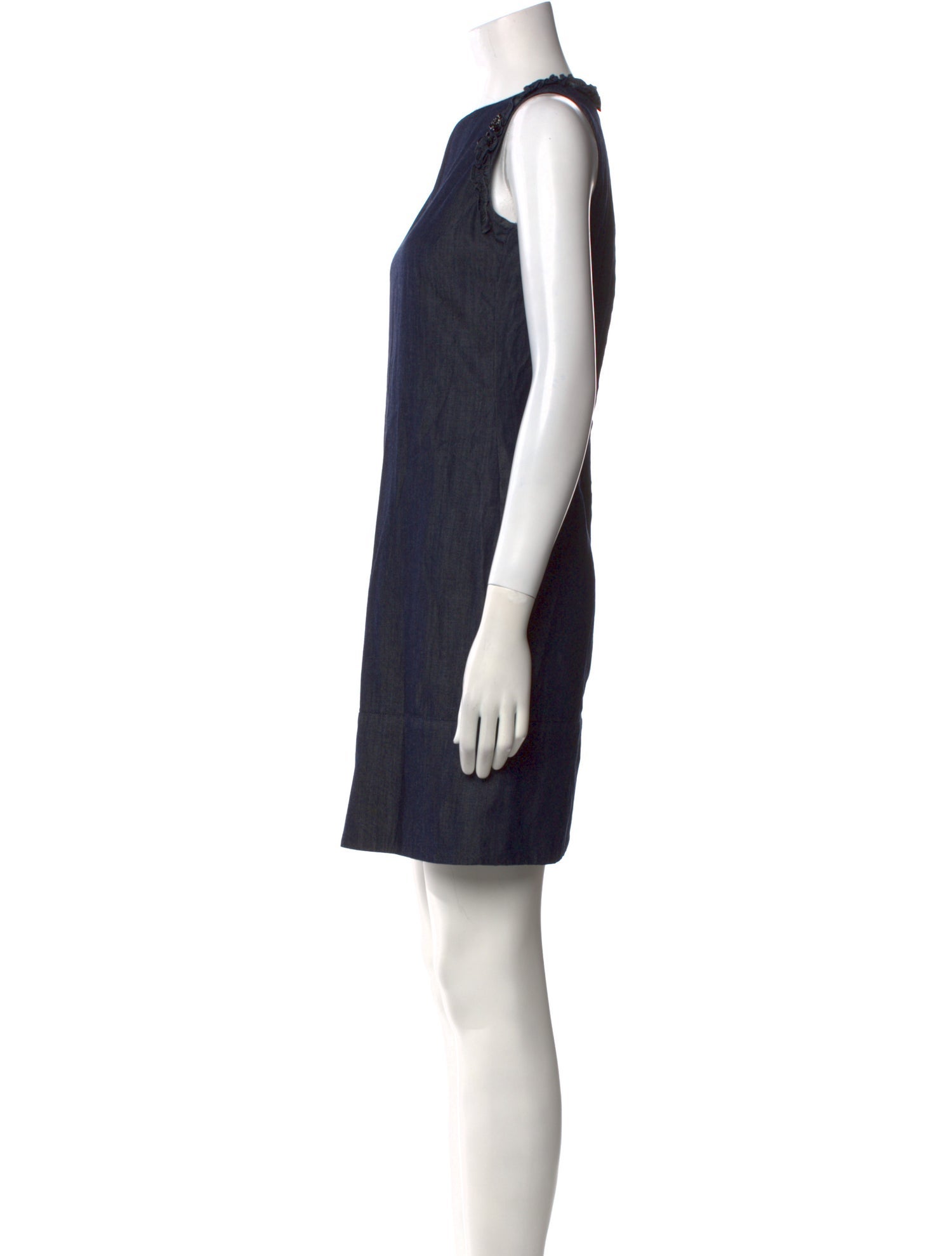'S Max Mara Bateau Neckline Mini Dress