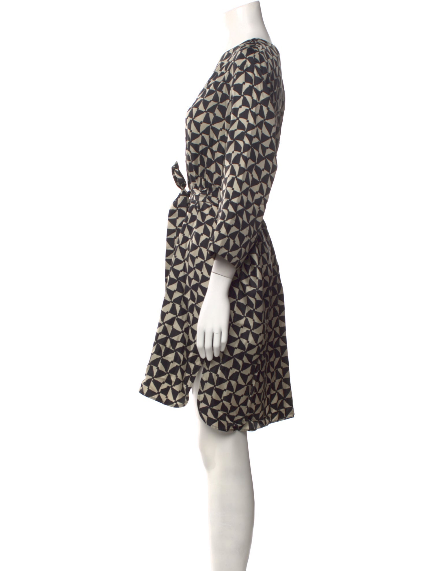 'S Max Mara Printed Knee-Length Dress