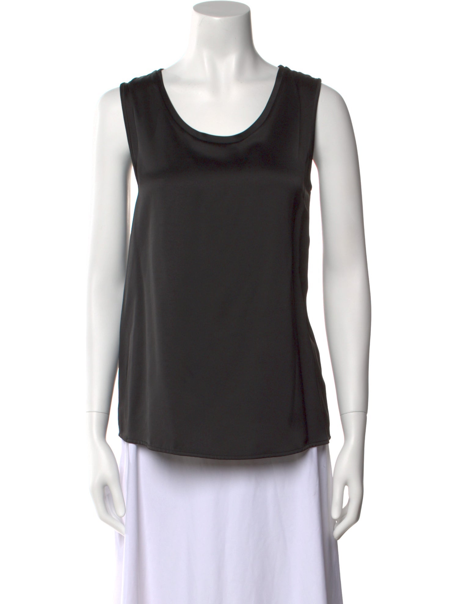 'S Max Mara Scoop Neck Sleeveless Top