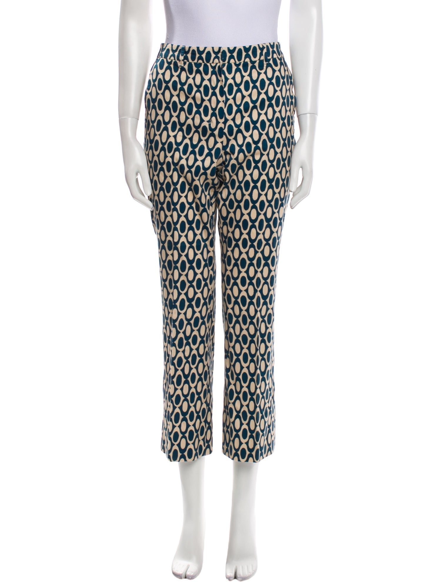 'S Max Mara Printed Straight Leg Pants