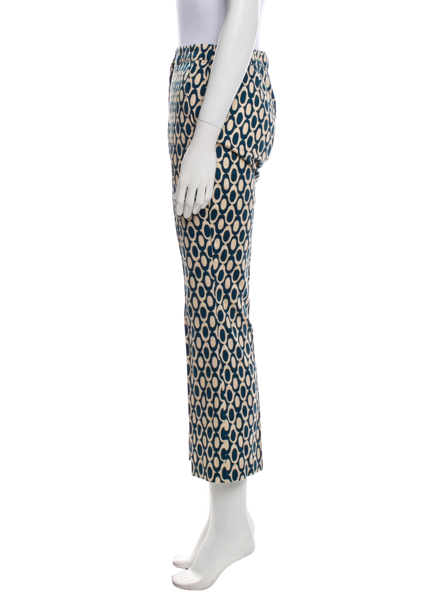 'S Max Mara Printed Straight Leg Pants