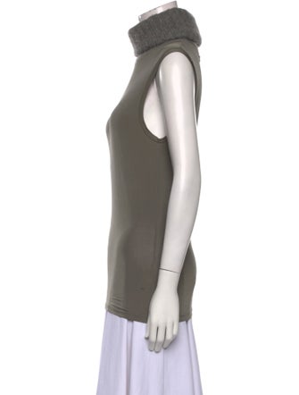 'S Max Mara Turtleneck Sleeveless Top