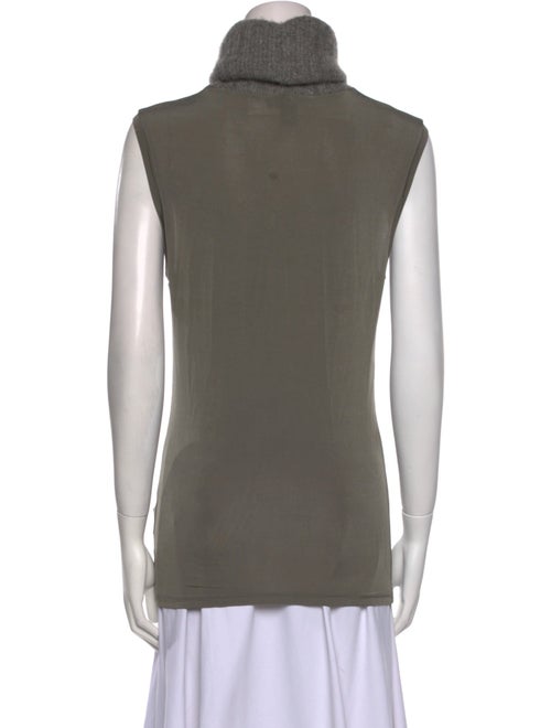 'S Max Mara Turtleneck Sleeveless Top