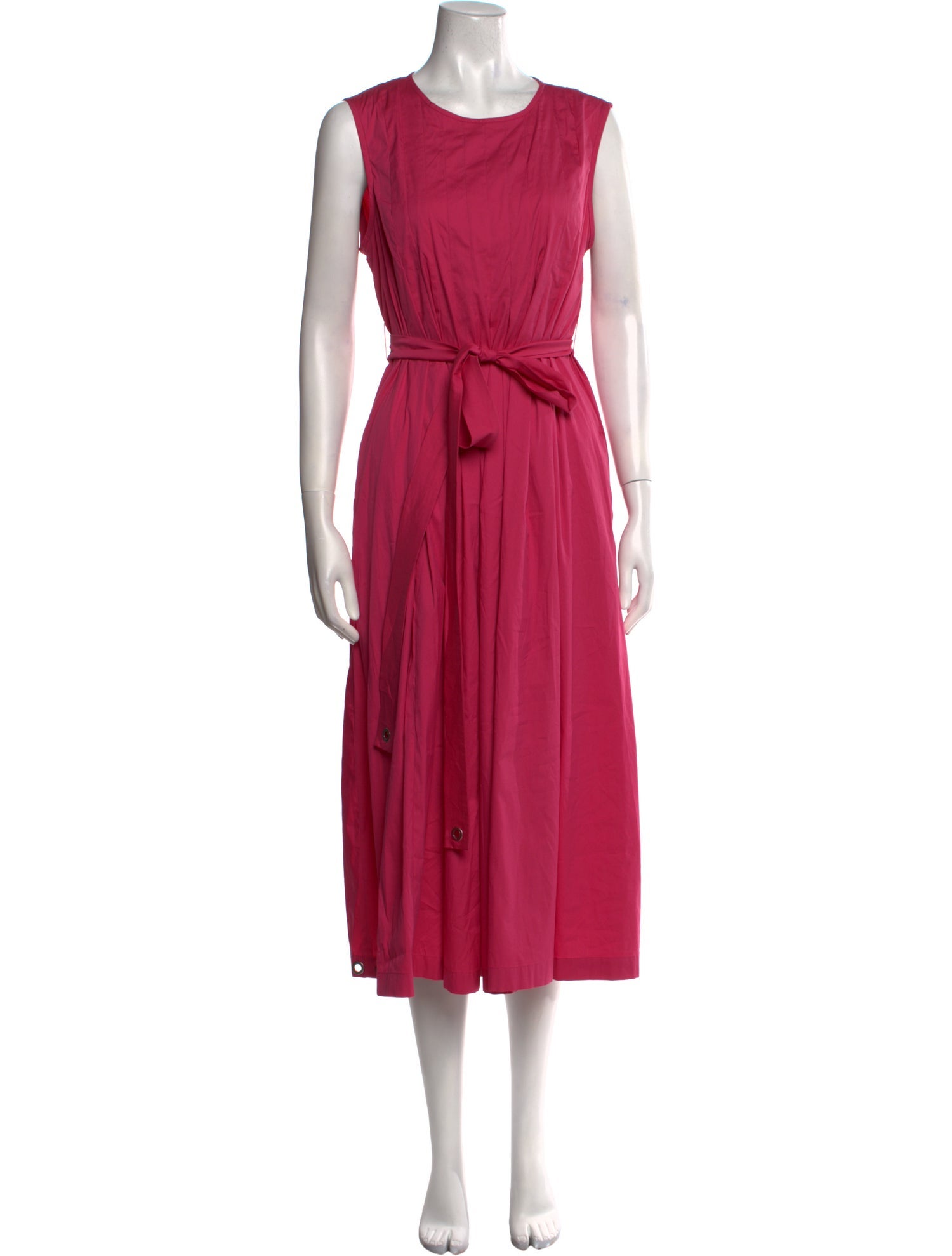 'S Max Mara Crew Neck Long Dress