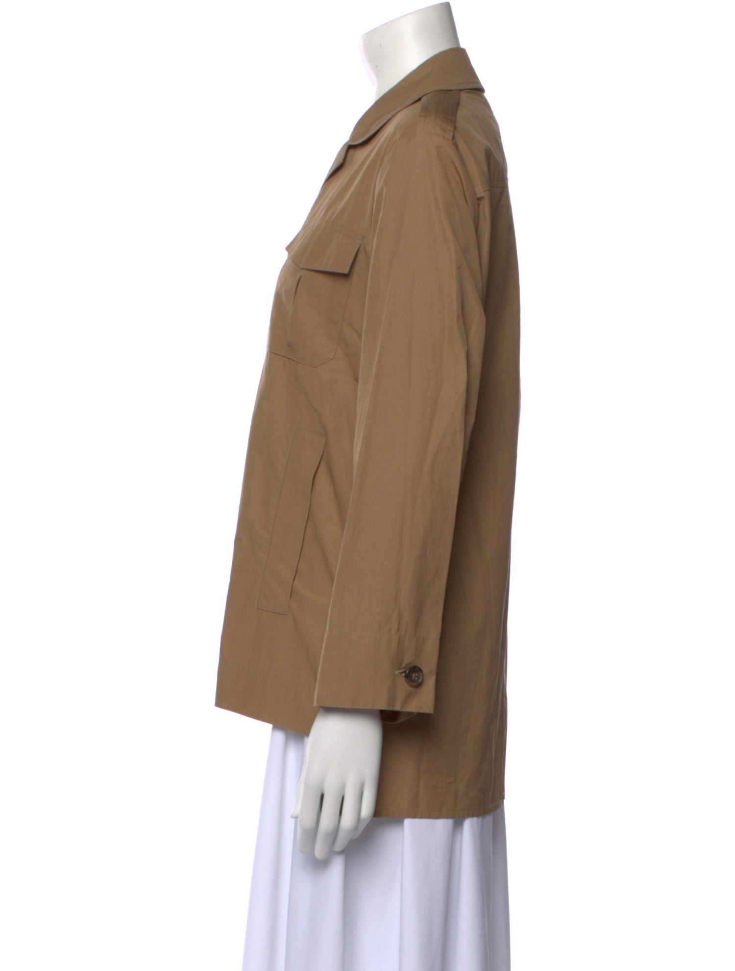 'S Max Mara Long Sleeve Button-Up Top