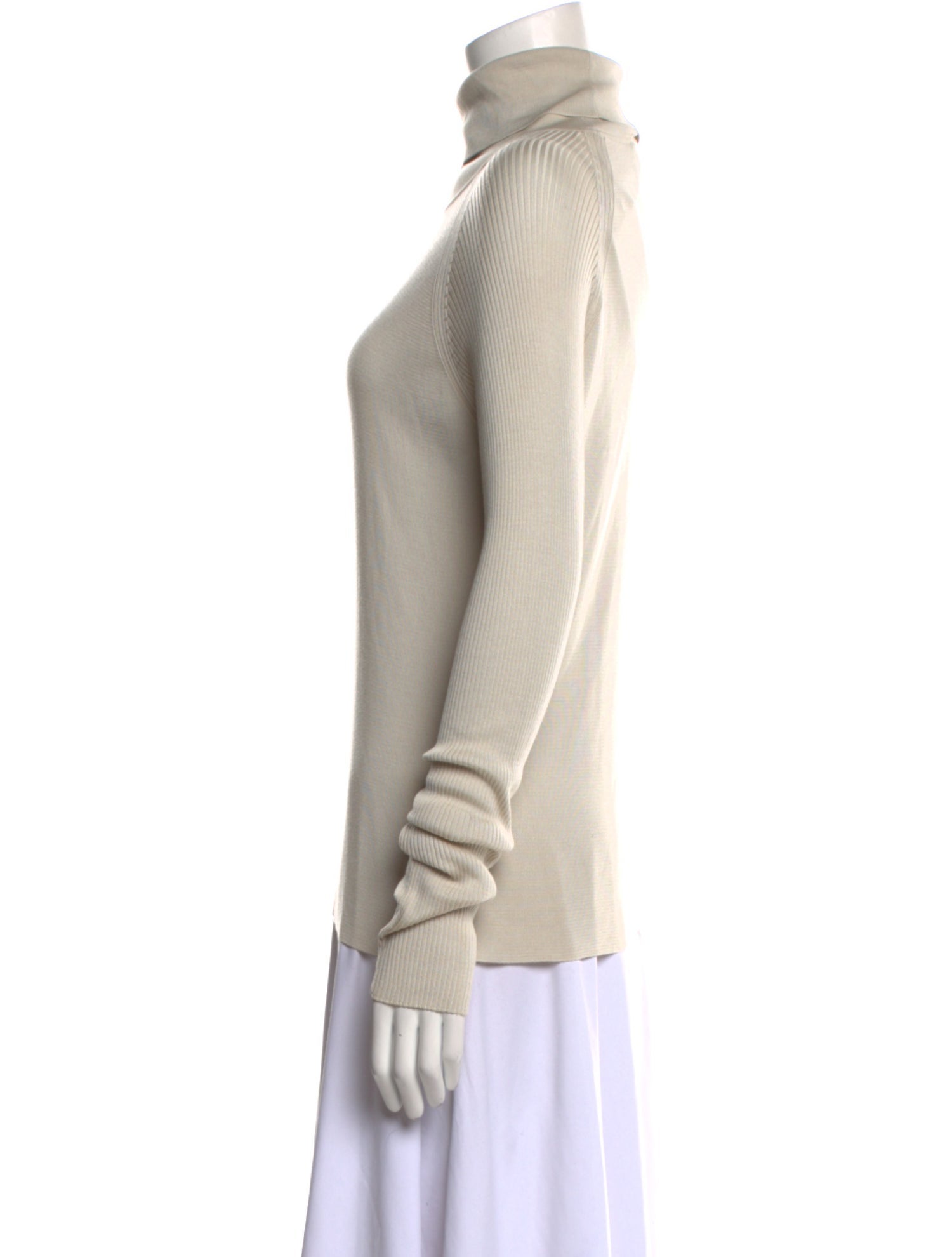 'S Max Mara Silk Turtleneck Sweatshirt