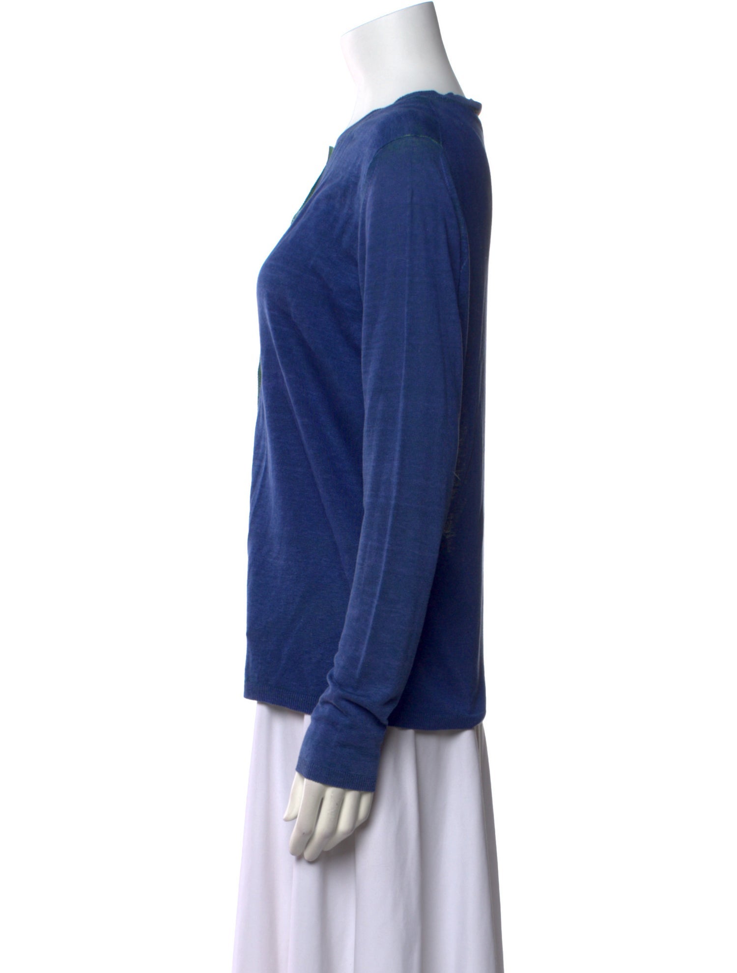 'S Max Mara Silk Crew Neck Sweater