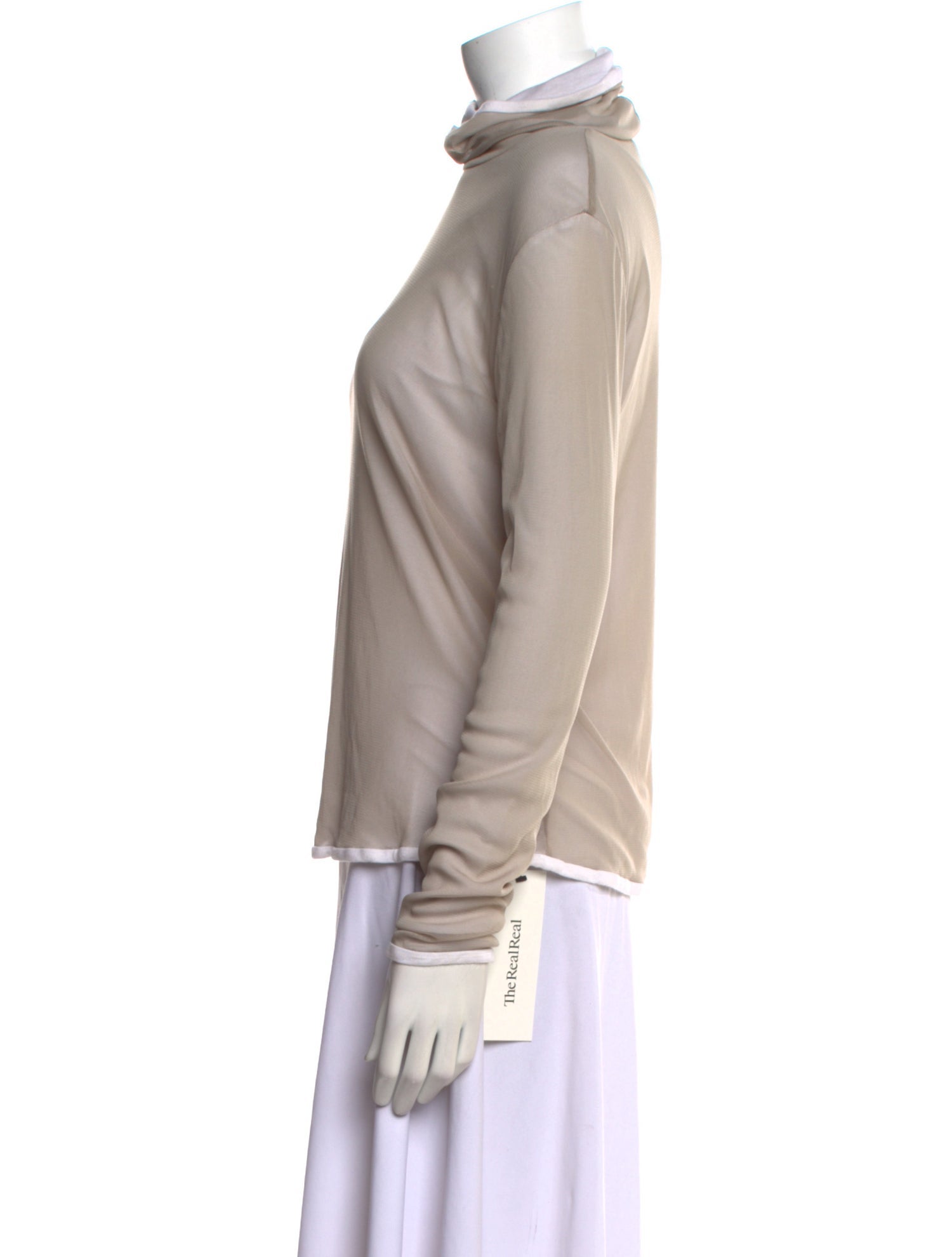 'S Max Mara Turtleneck Long Sleeve Top