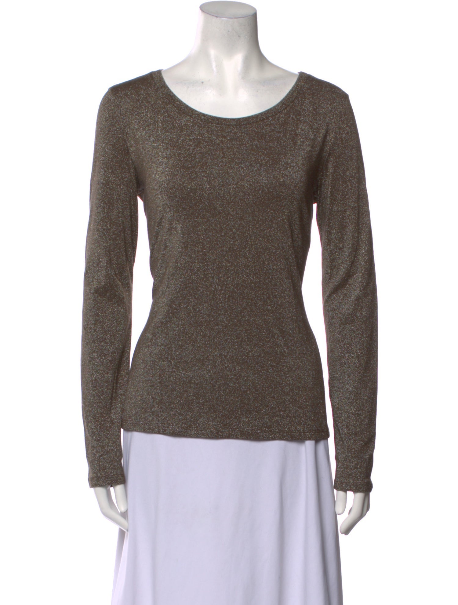 'S Max Mara Scoop Neck Long Sleeve T-Shirt