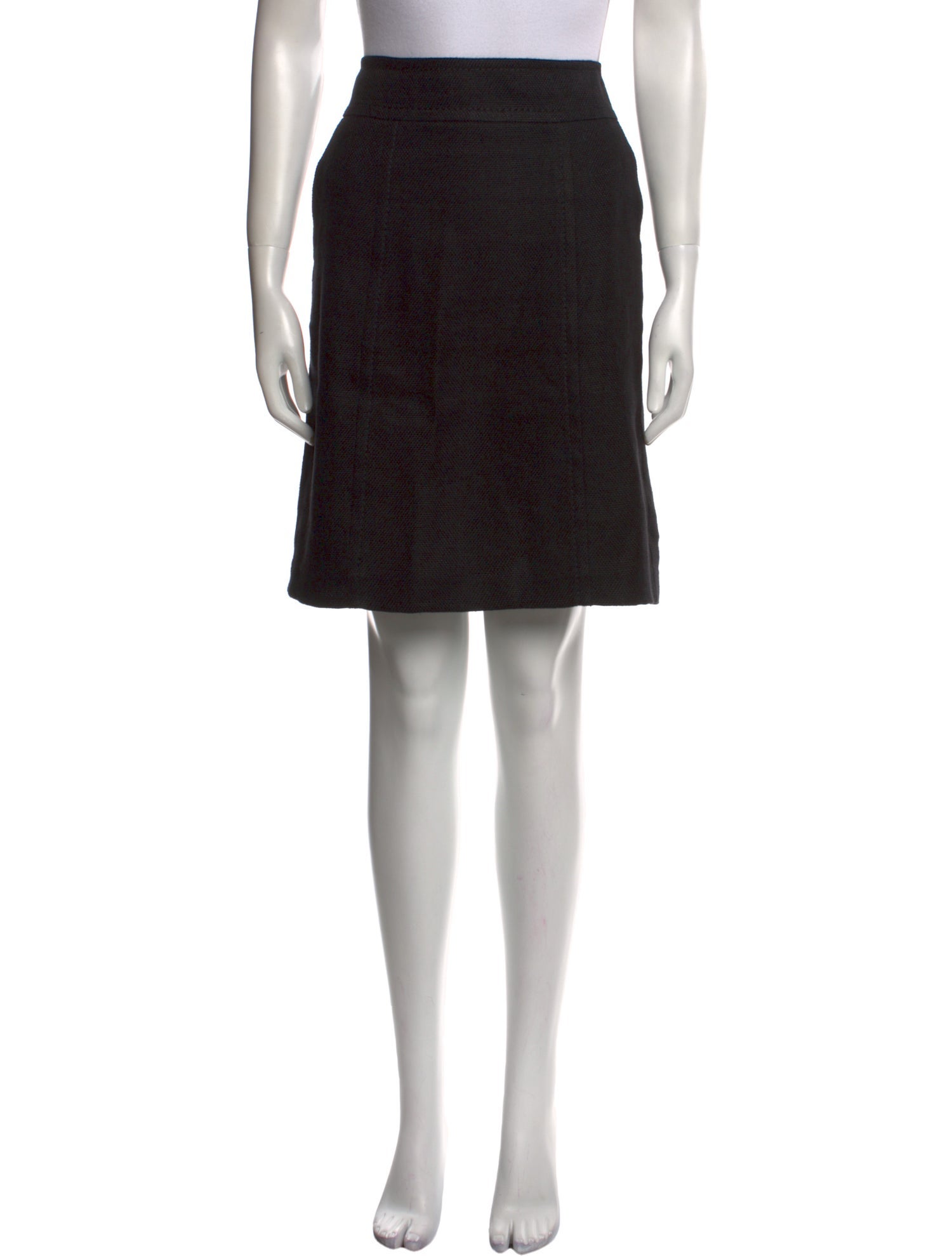 'S Max Mara Virgin Wool Knee-Length Skirt