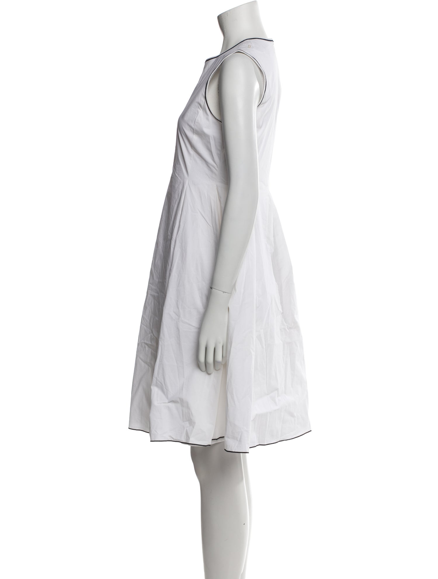 'S Max Mara Crew Neck Knee-Length Dress