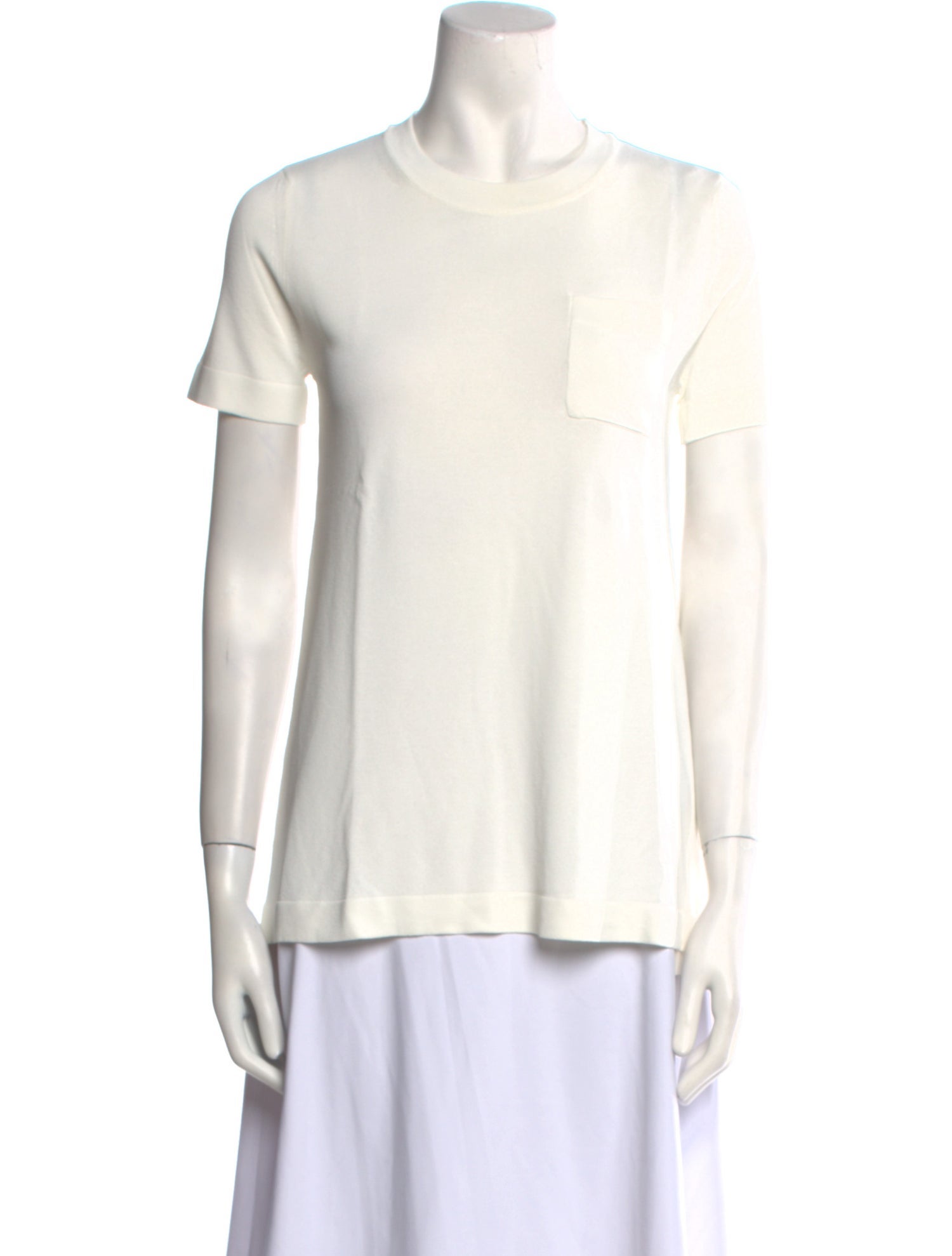 'S Max Mara Mock Neck Short Sleeve T-Shirt