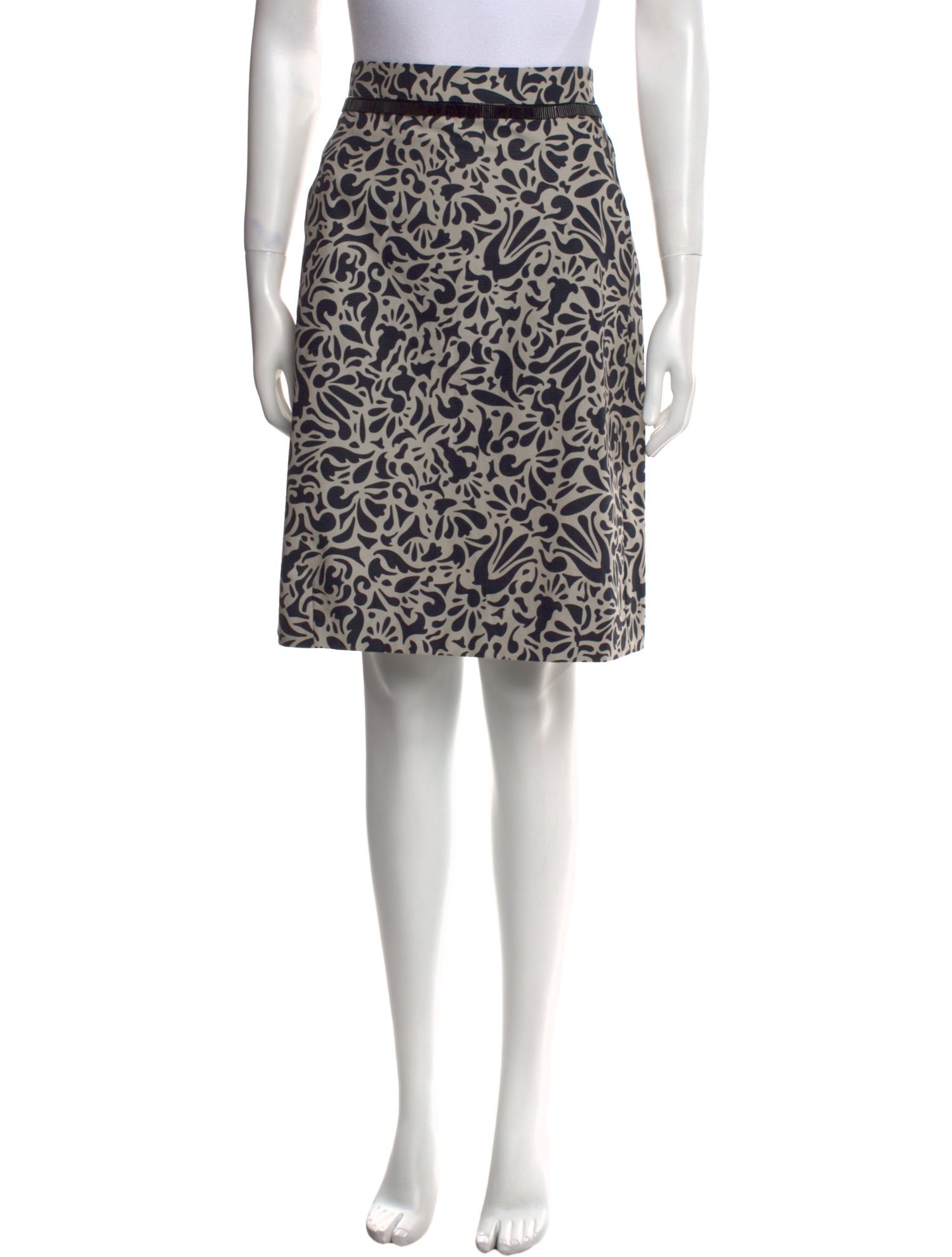 'S Max Mara Printed Knee-Length Skirt