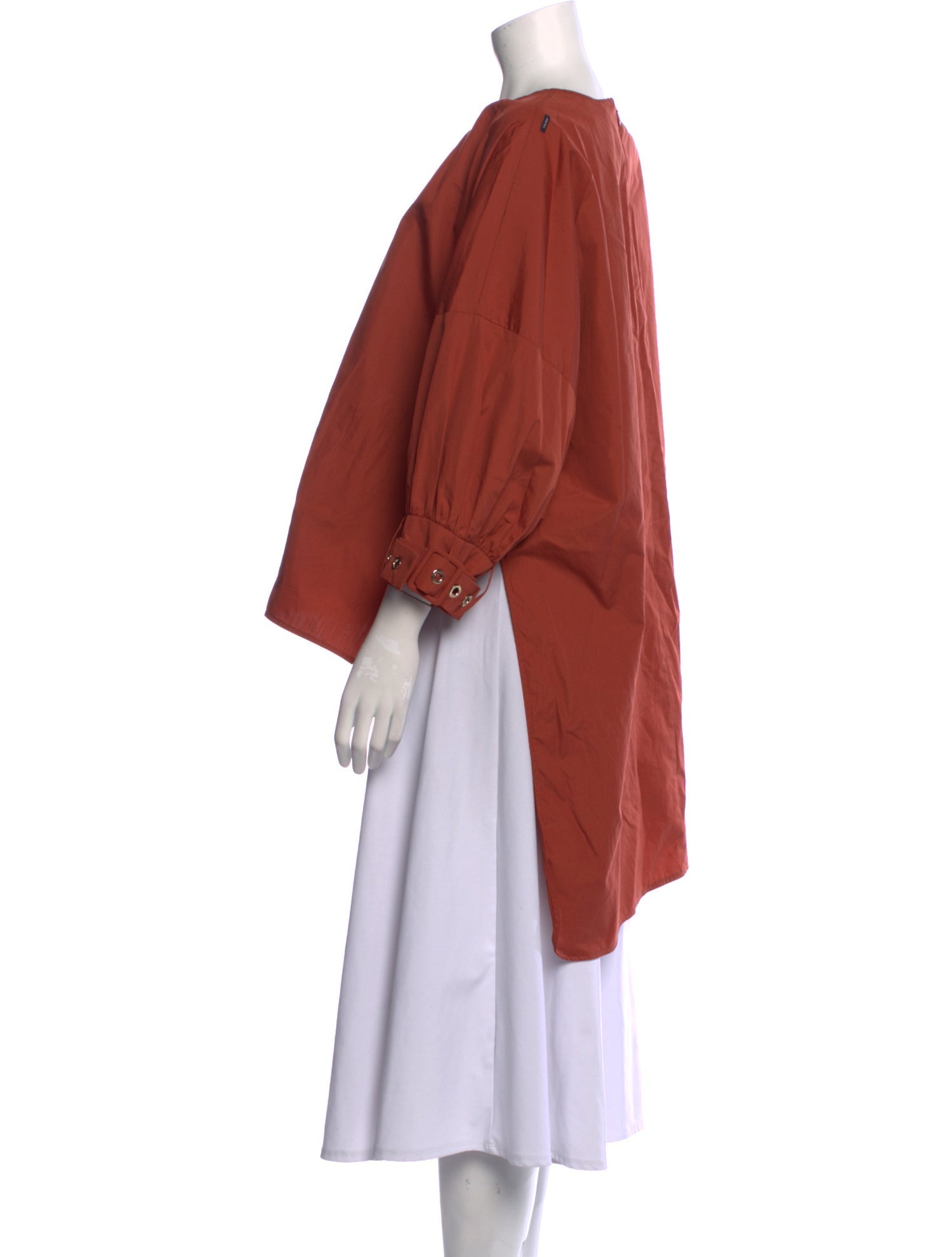 'S Max Mara Mock Neck Three-Quarter Sleeve Blouse w/ Tags