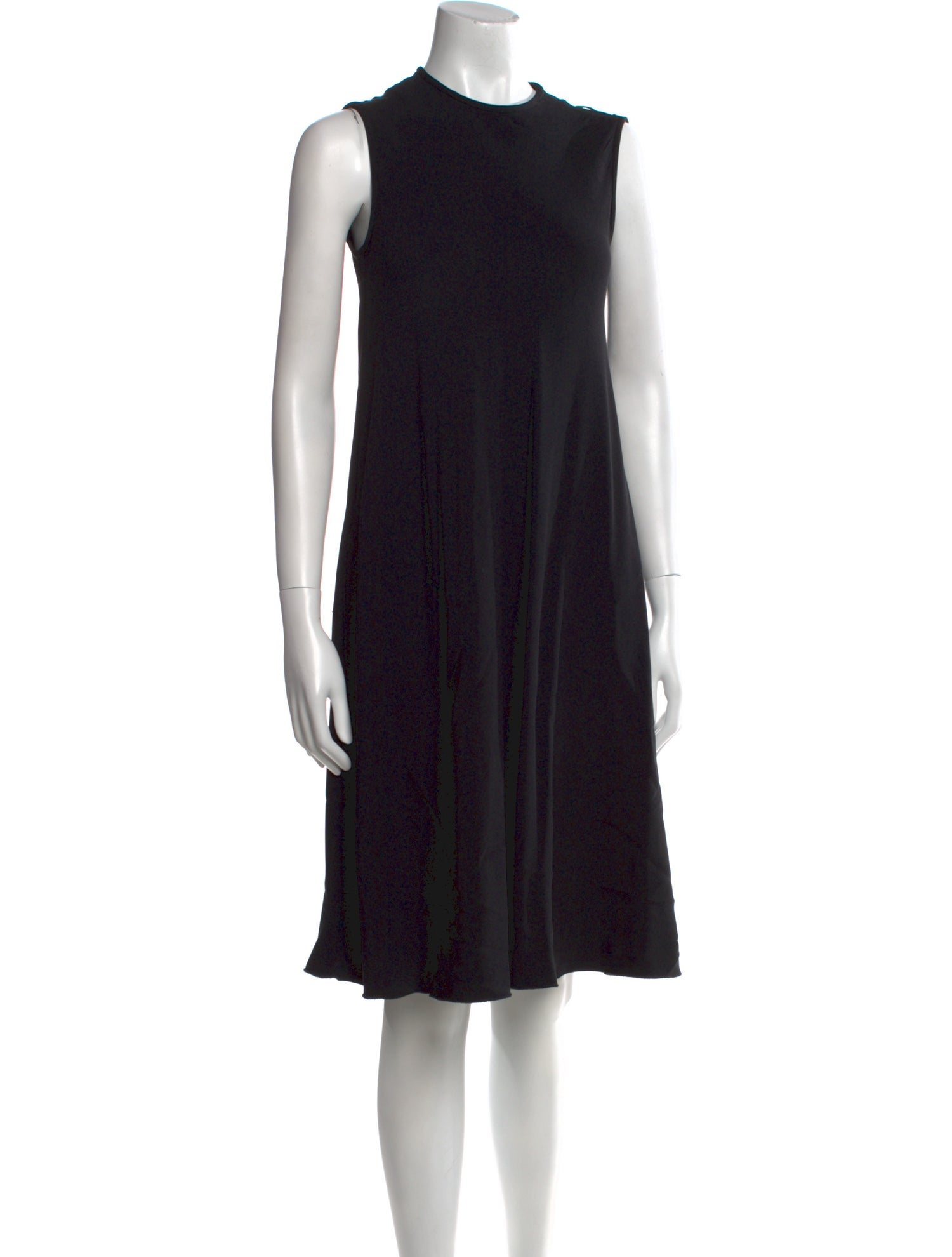 'S Max Mara Crew Neck Knee-Length Dress