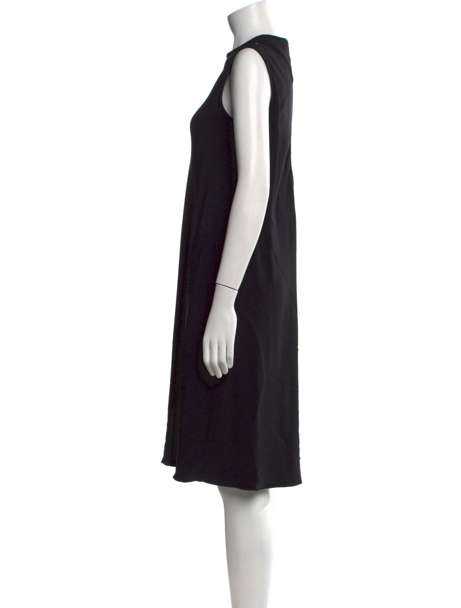 'S Max Mara Crew Neck Knee-Length Dress