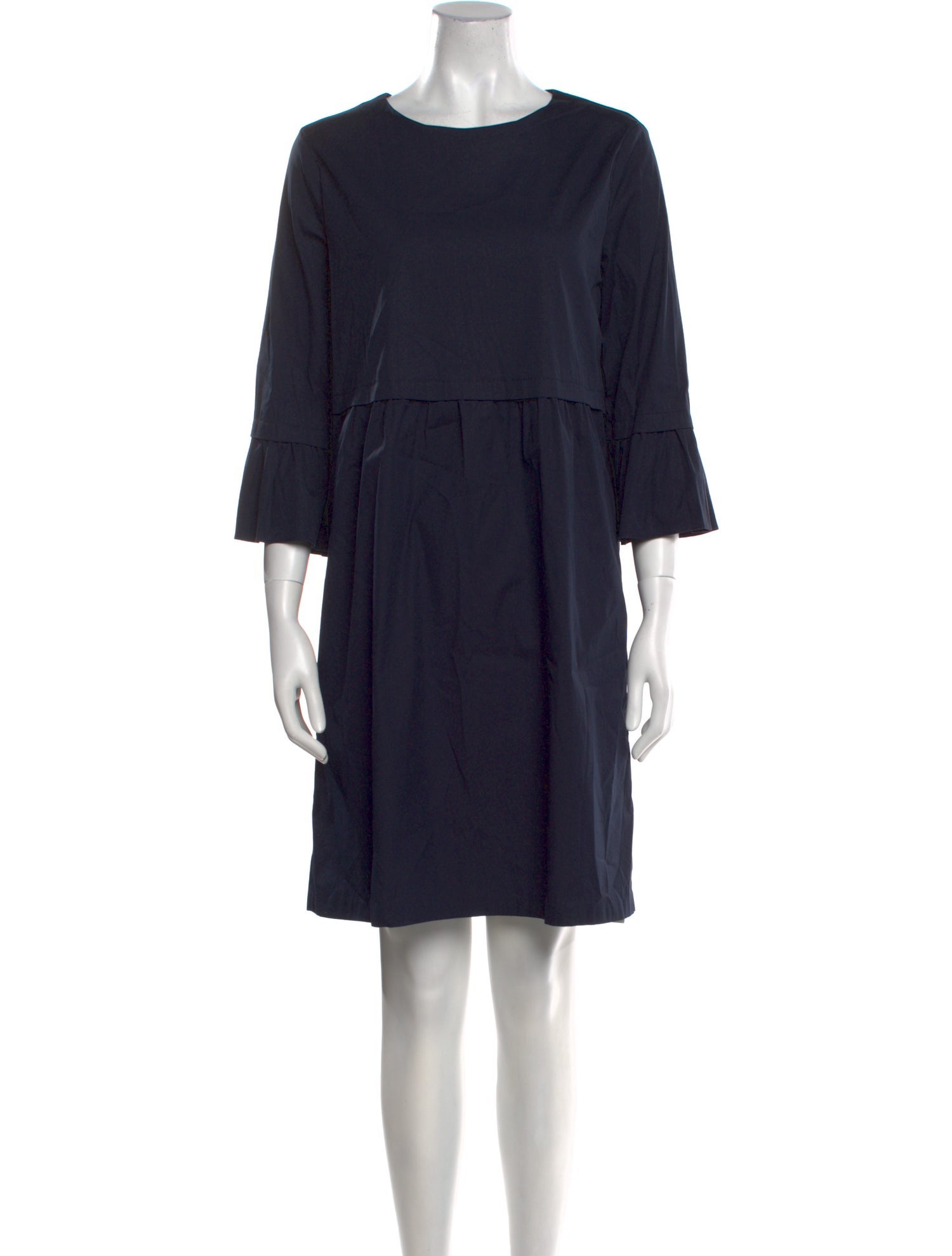'S Max Mara Bateau Neckline Knee-Length Dress