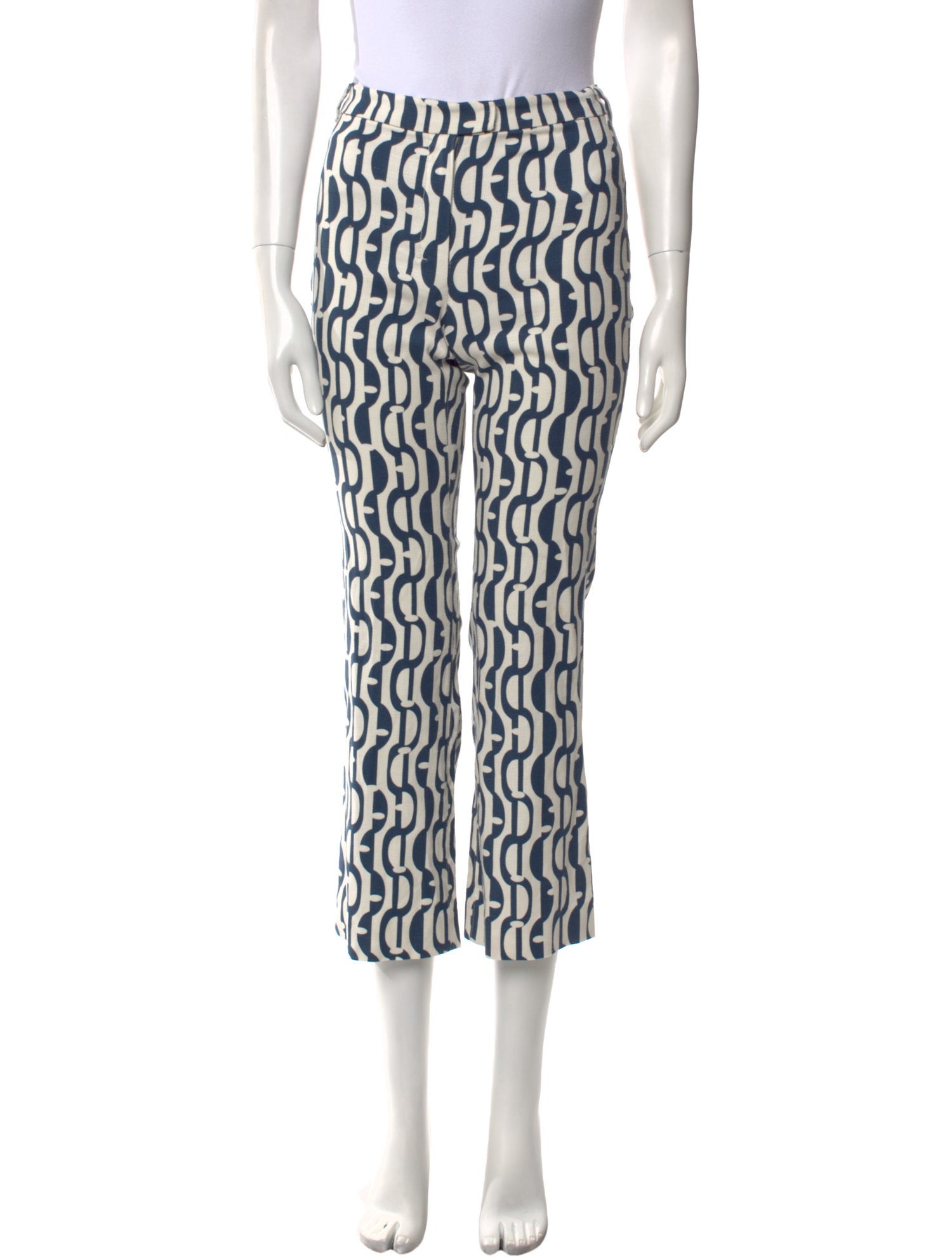'S Max Mara Printed Straight Leg Pants
