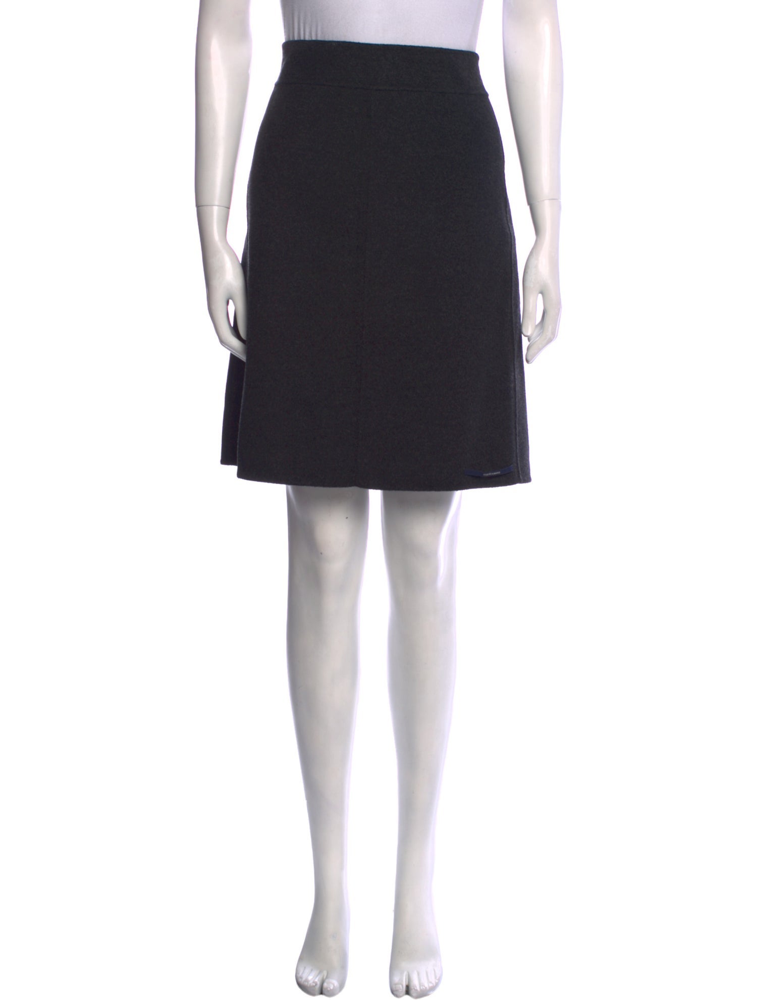 'S Max Mara Virgin Wool Knee-Length Skirt
