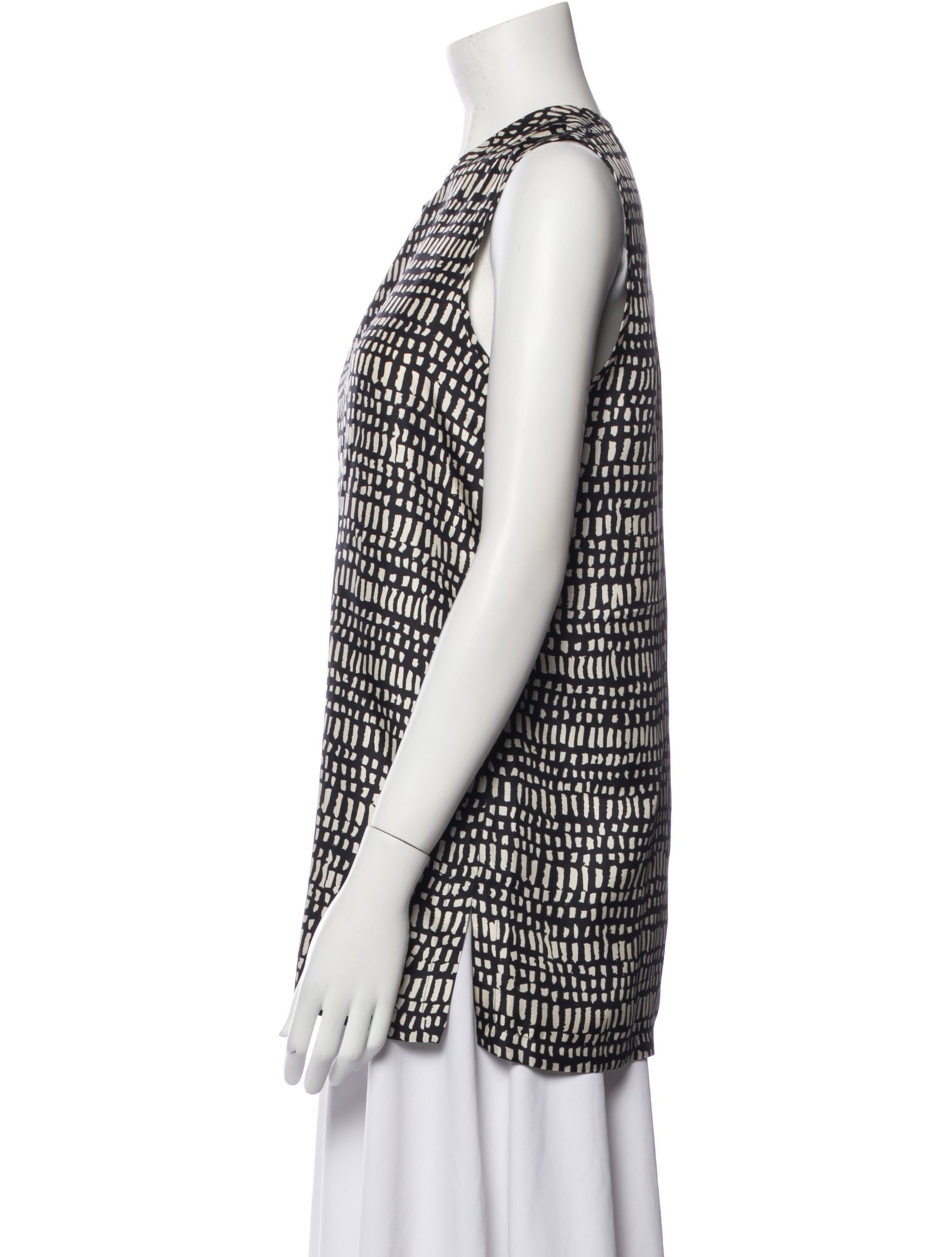 'S Max Mara Silk Printed Blouse