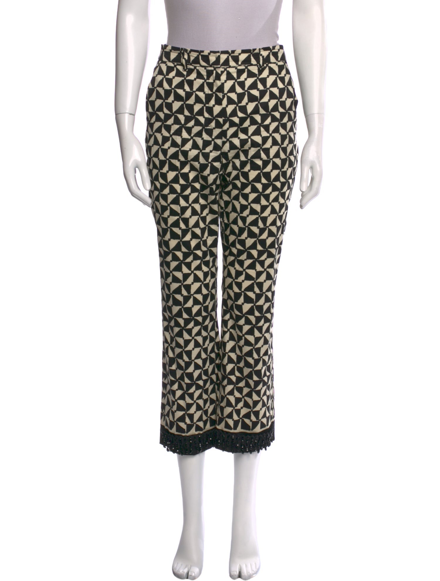 'S Max Mara Printed Straight Leg Pants w/ Tags