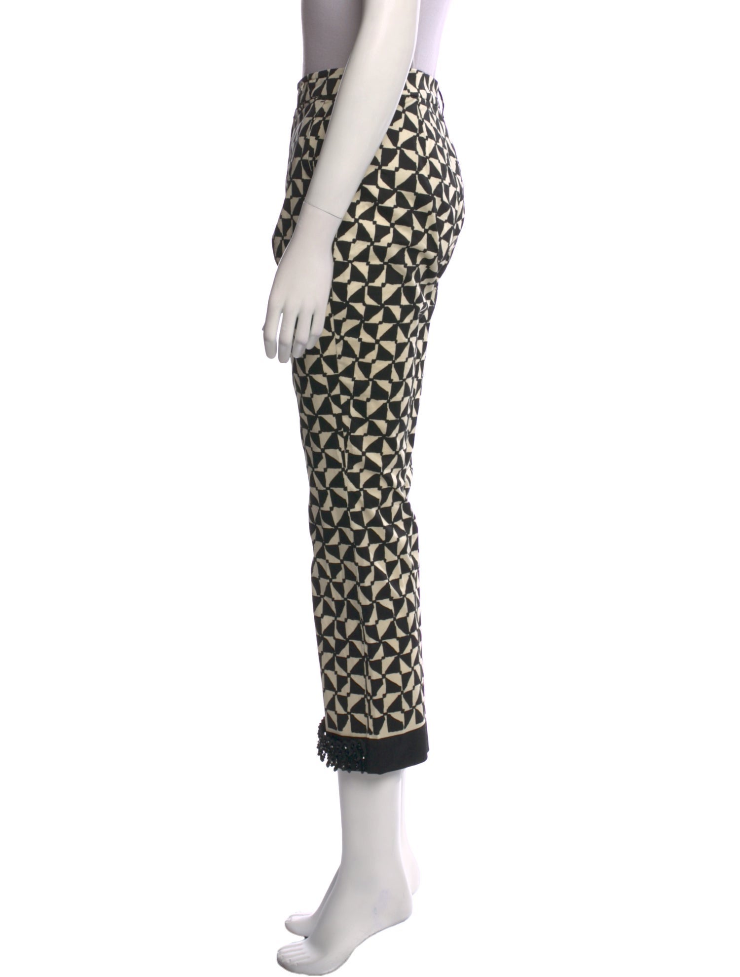 'S Max Mara Printed Straight Leg Pants w/ Tags