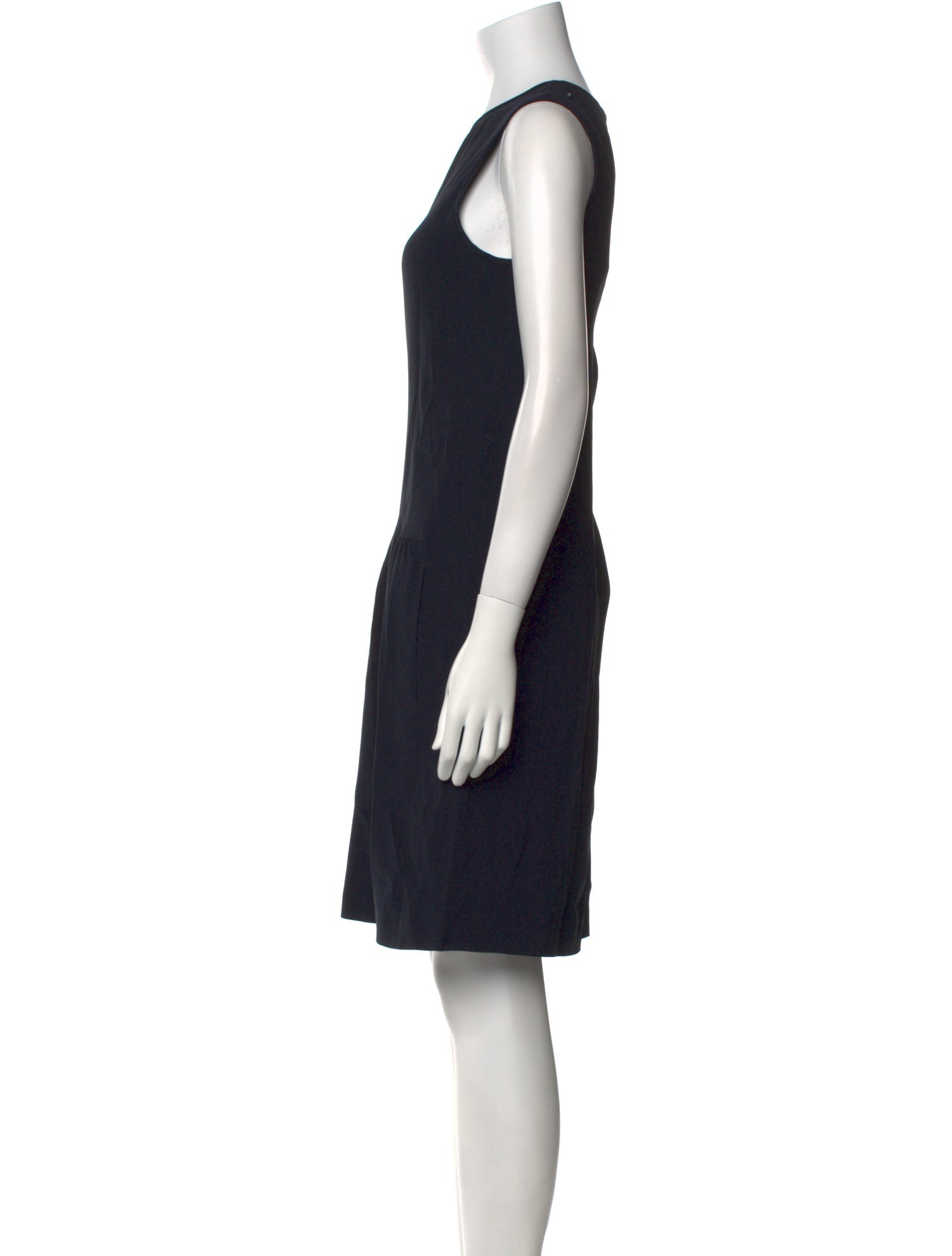 'S Max Mara Crew Neck Knee-Length Dress