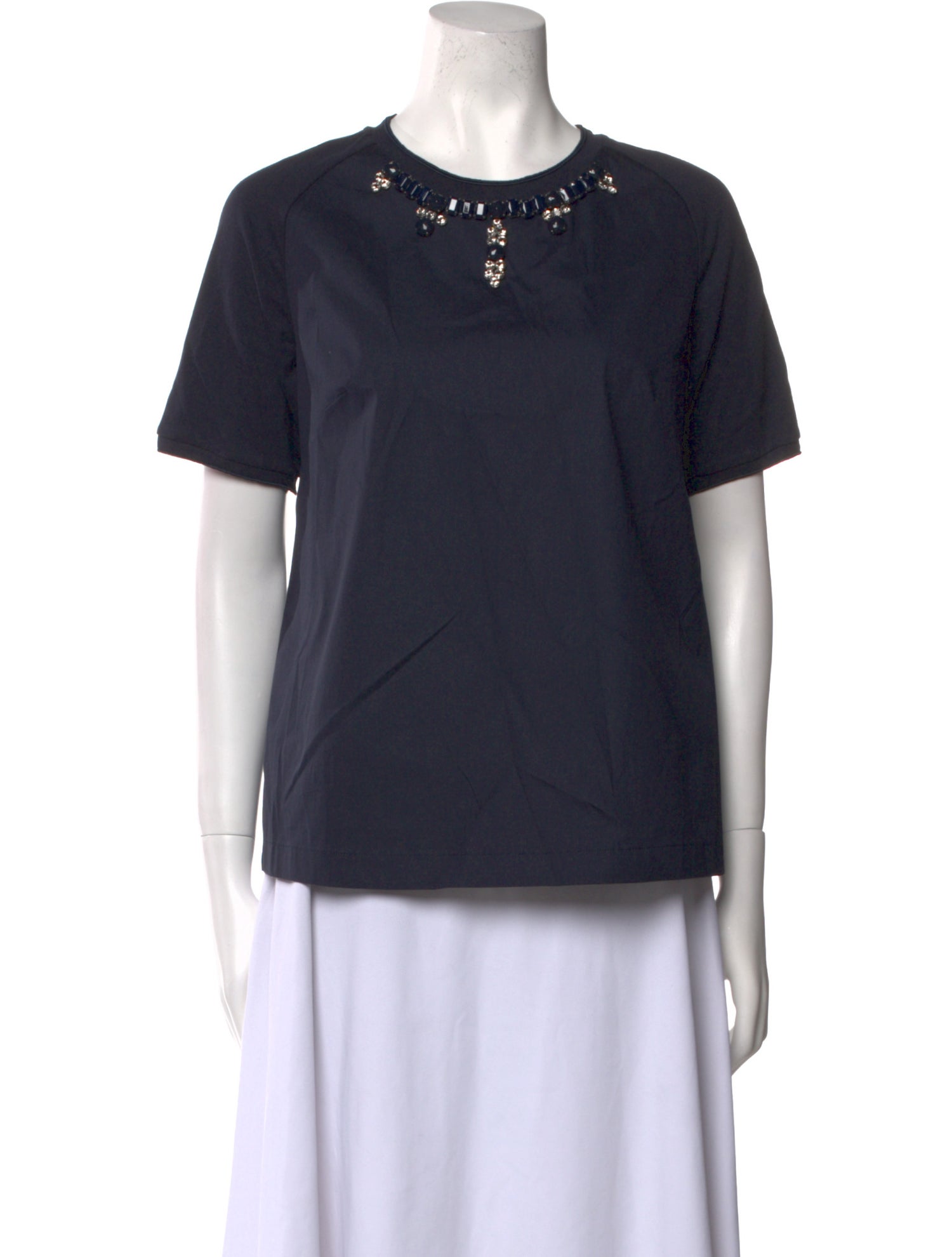 'S Max Mara Crew Neck Short Sleeve T-Shirt w/ Tags