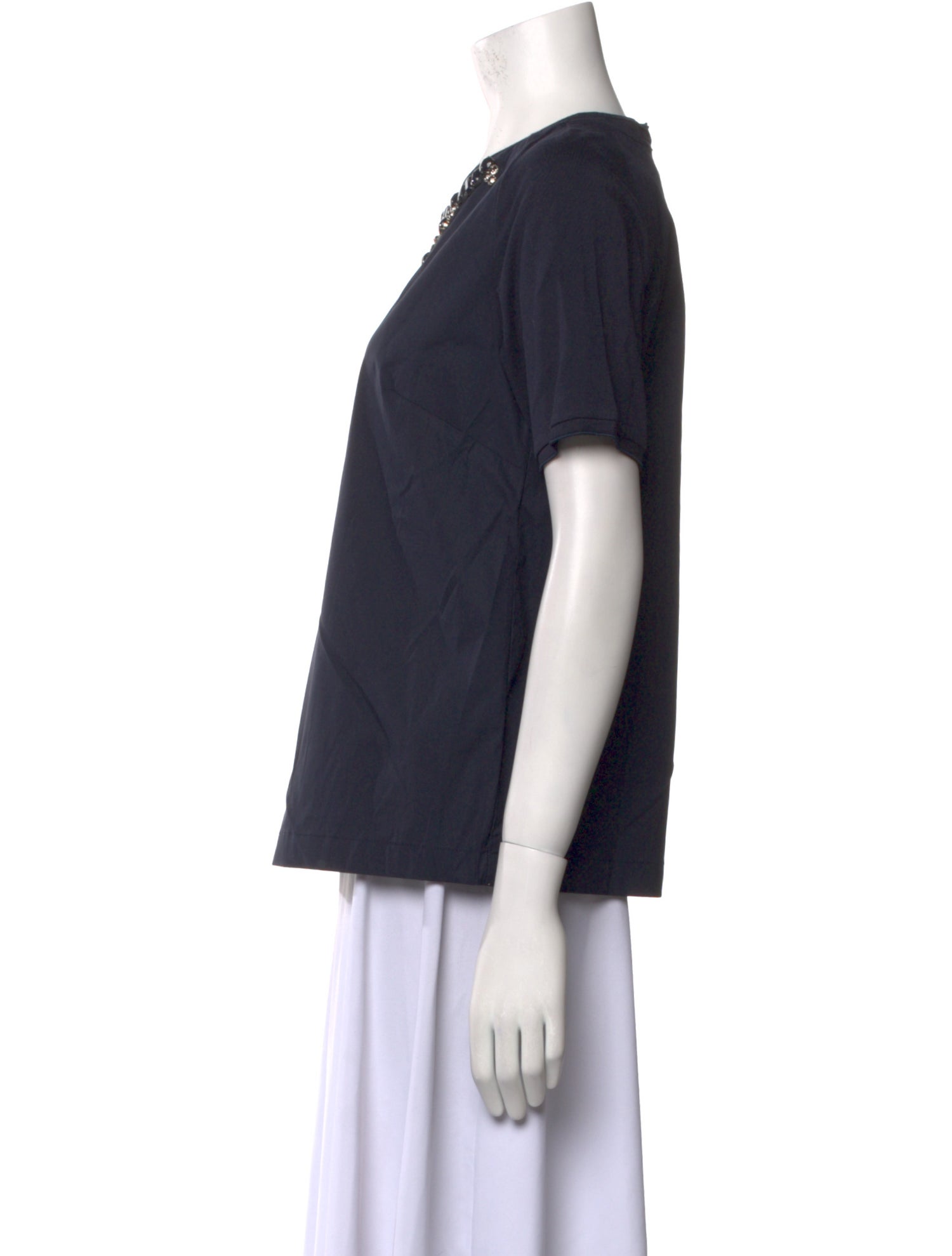'S Max Mara Crew Neck Short Sleeve T-Shirt w/ Tags