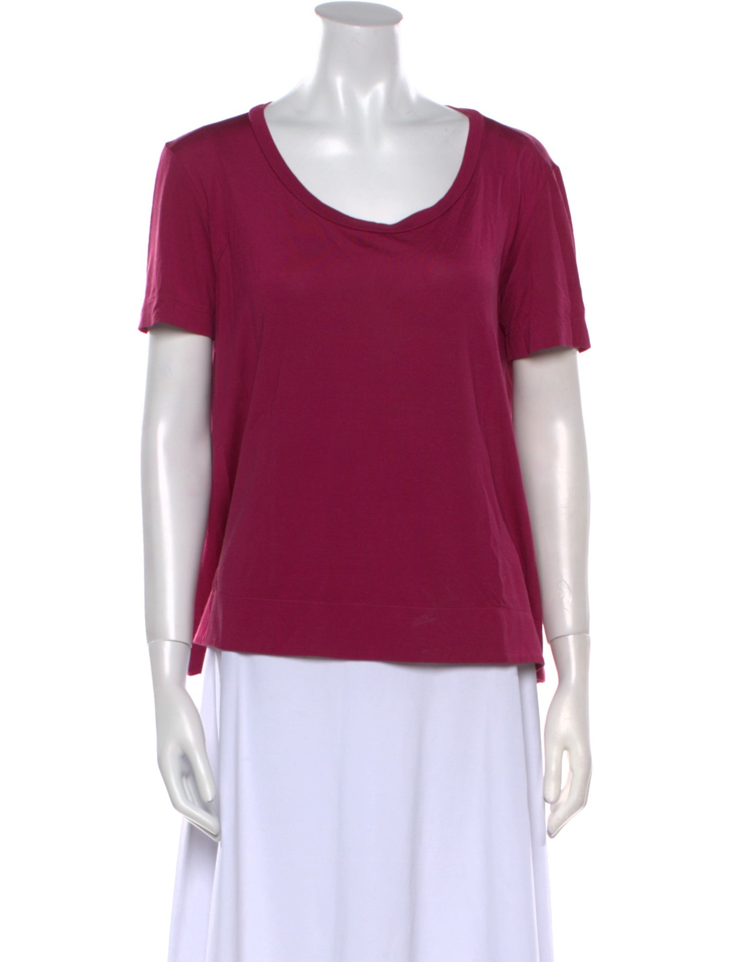 'S Max Mara Scoop Neck Short Sleeve T-Shirt